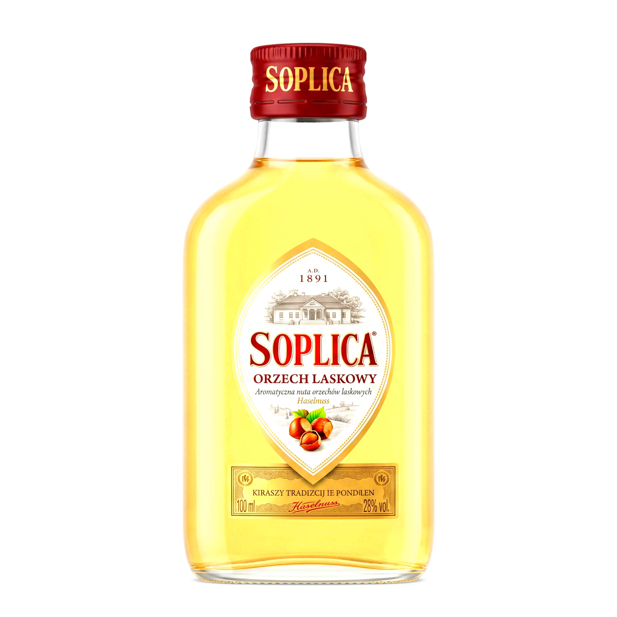 Soplica Haselnusslikör 90ml 28% vol.