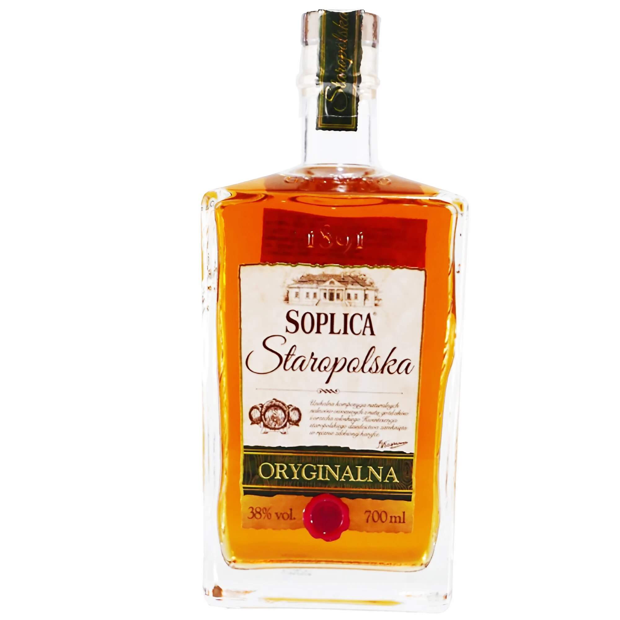 Soplica Staropolska Original Vodka polonaise avec noix 0,7L 38% Vol.