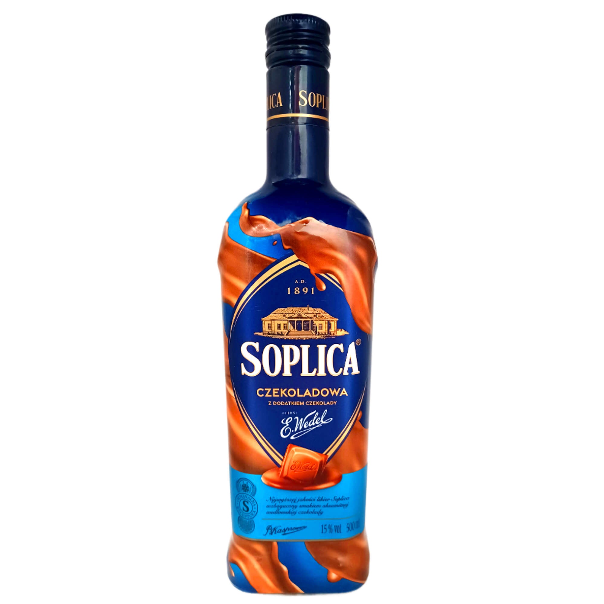 Soplica Wedel Likör Schokolade 0,5L 15% vol.