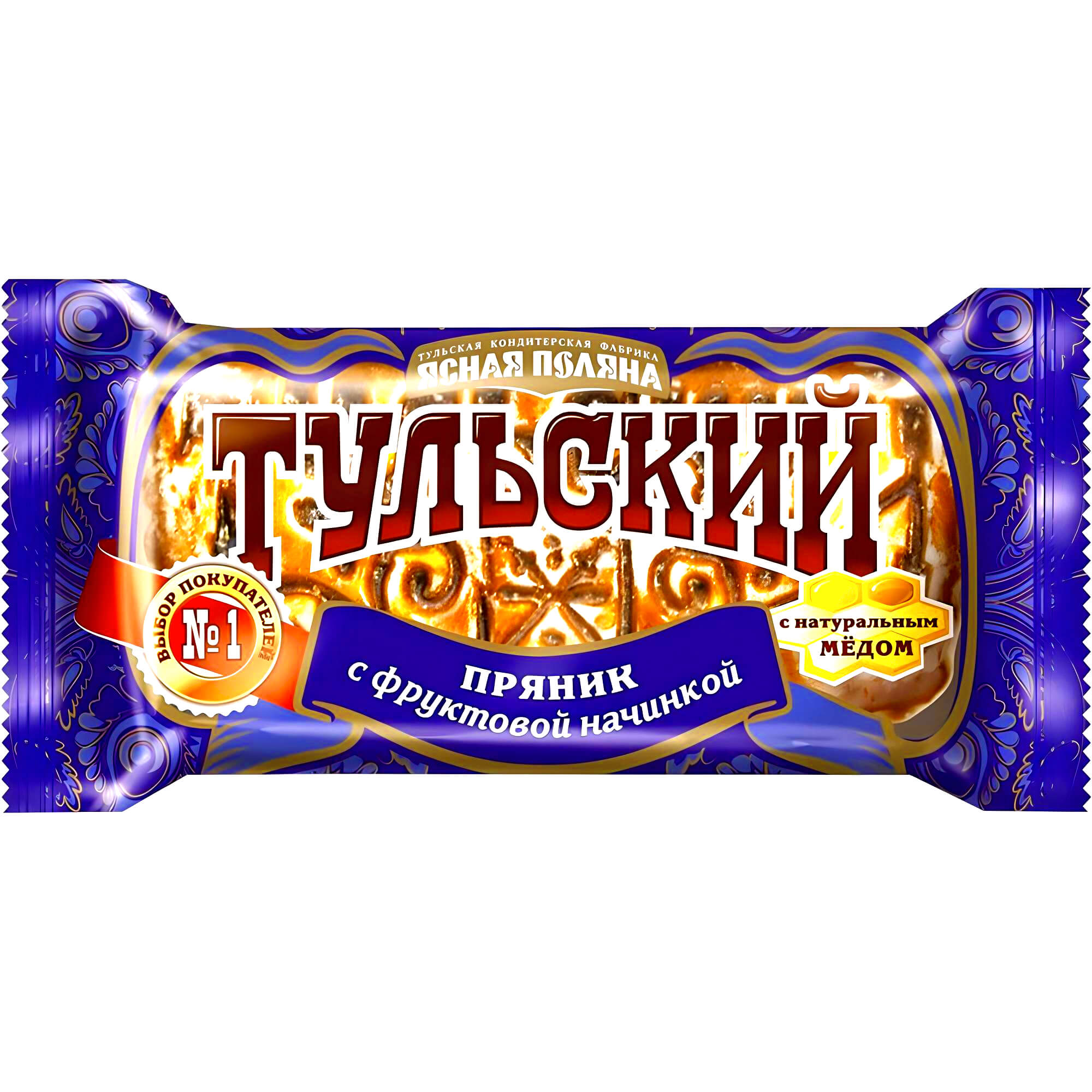 Süßgebäck Prjanik Tulskiy mit Fruchtfüllung 140g