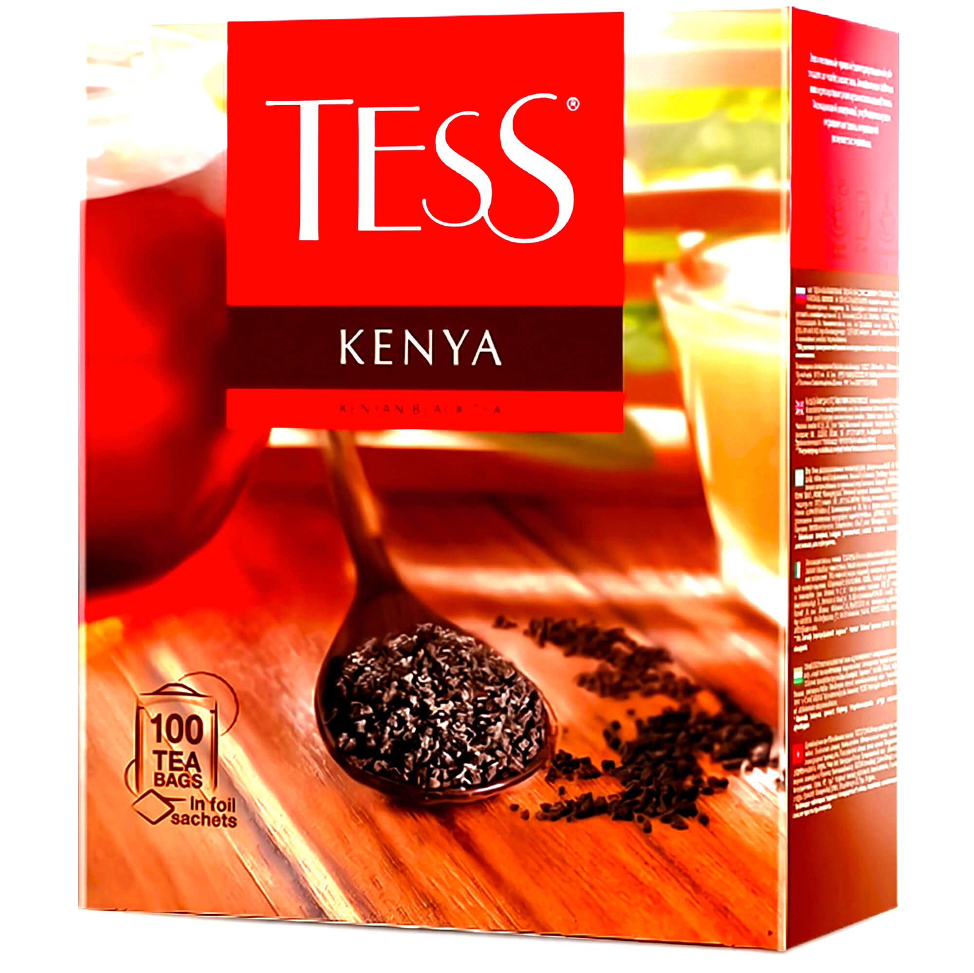 Tees Schwarzer Tee Kenya 100 Teebeutel
