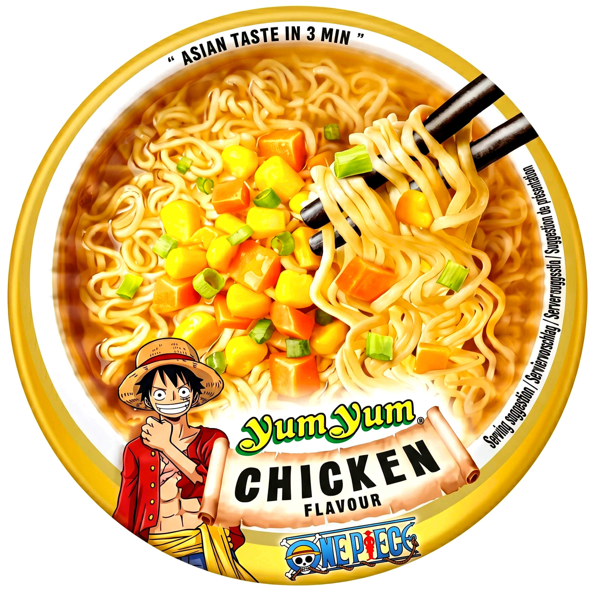 Yum Yum Cup Instant Noodles Chicken 12er Pack (12 x 70g)