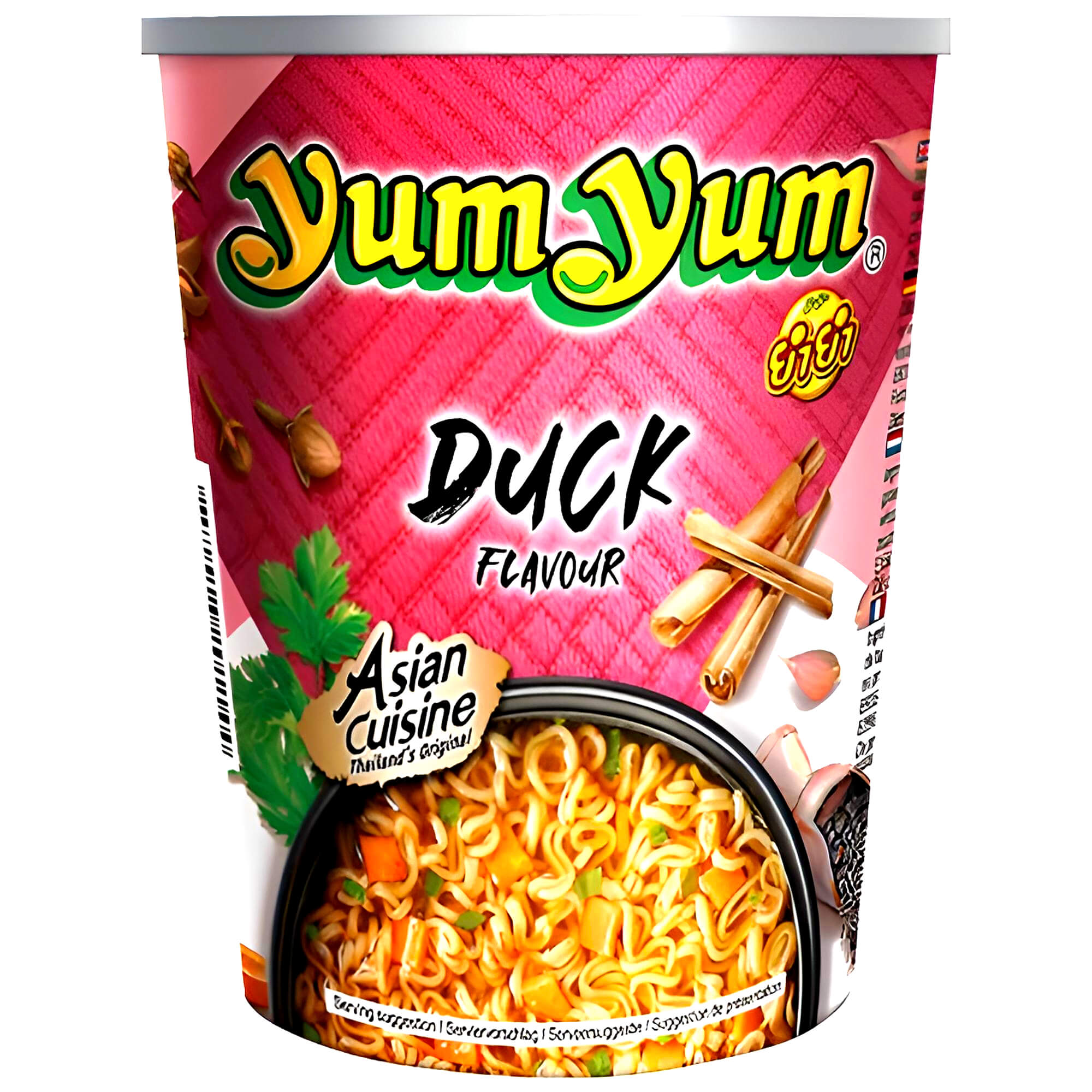 Yum Yum Cup Instant Noodles Duck 70g