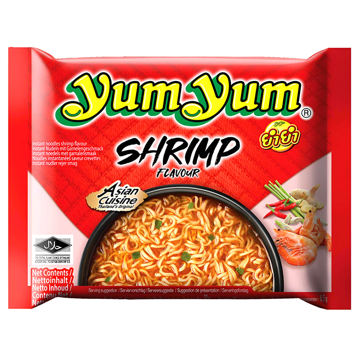 Yum Yum Instant Noodles Shrimp 60g