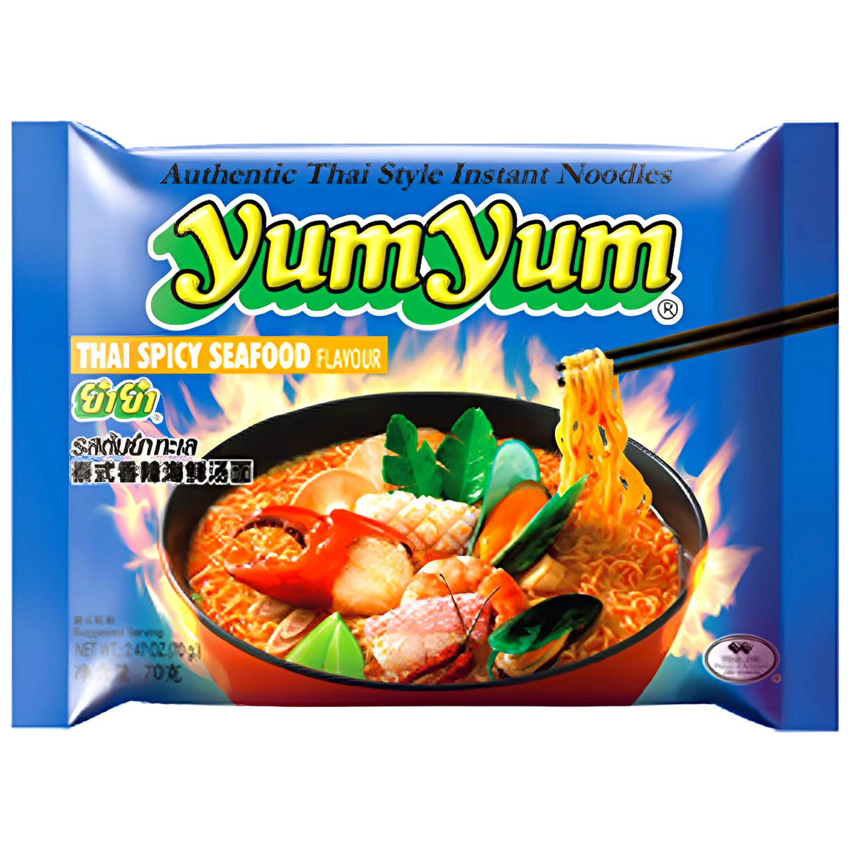Yum Yum Instant Noodles Thay Spicy Seafood 70g