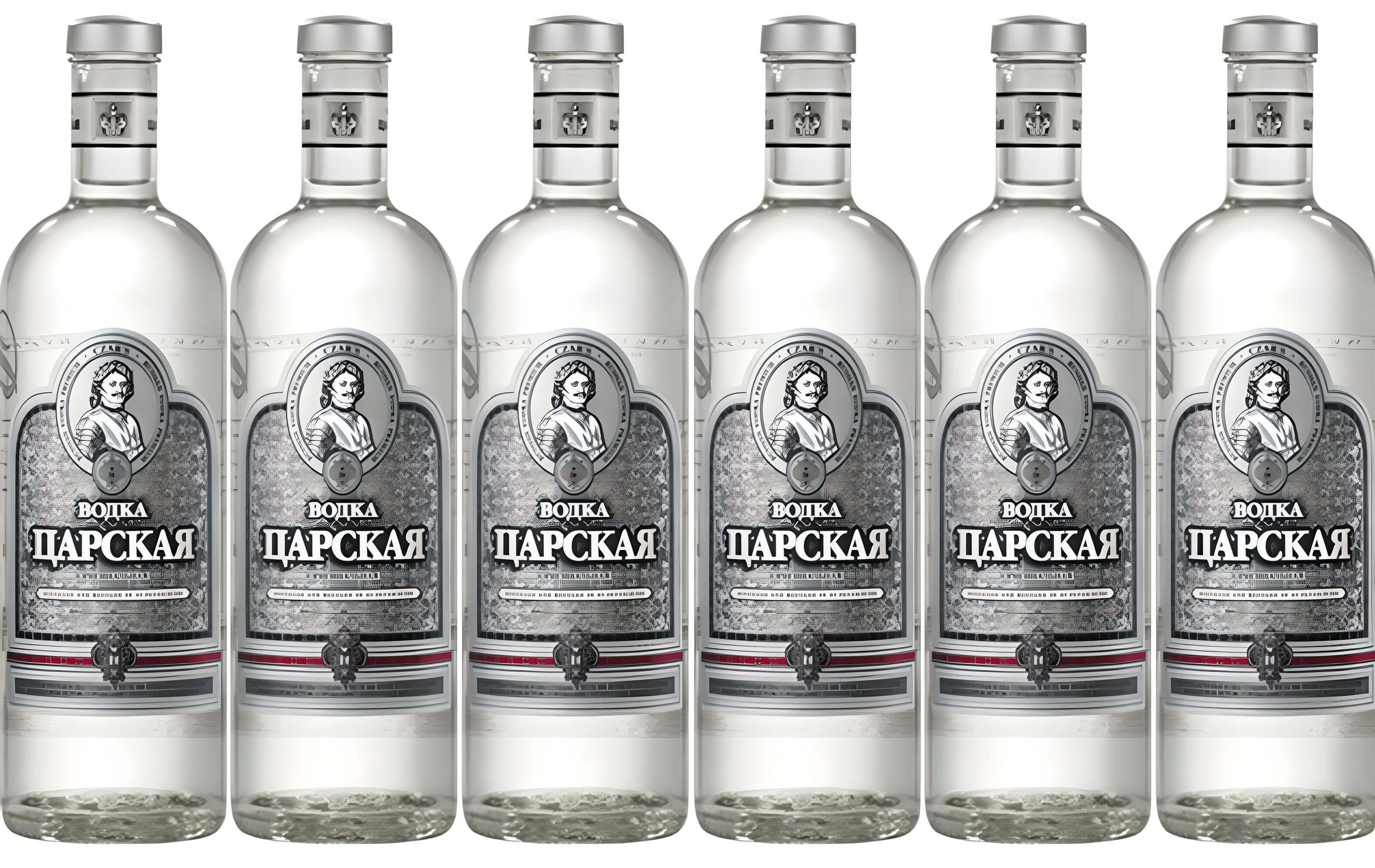 Vodka Ladoga Zarskaja Original 6er Sparset (6 x 0,7L)