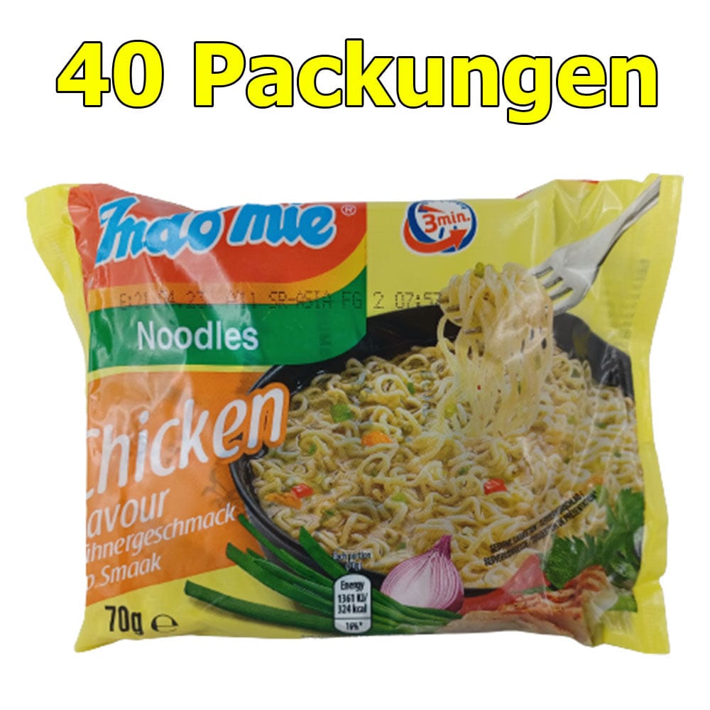 Купить Лапша быстрого приготовления Indomie Chicken Pack 40 (40 x 70g)  онлайн дешево | mcmarkt.de