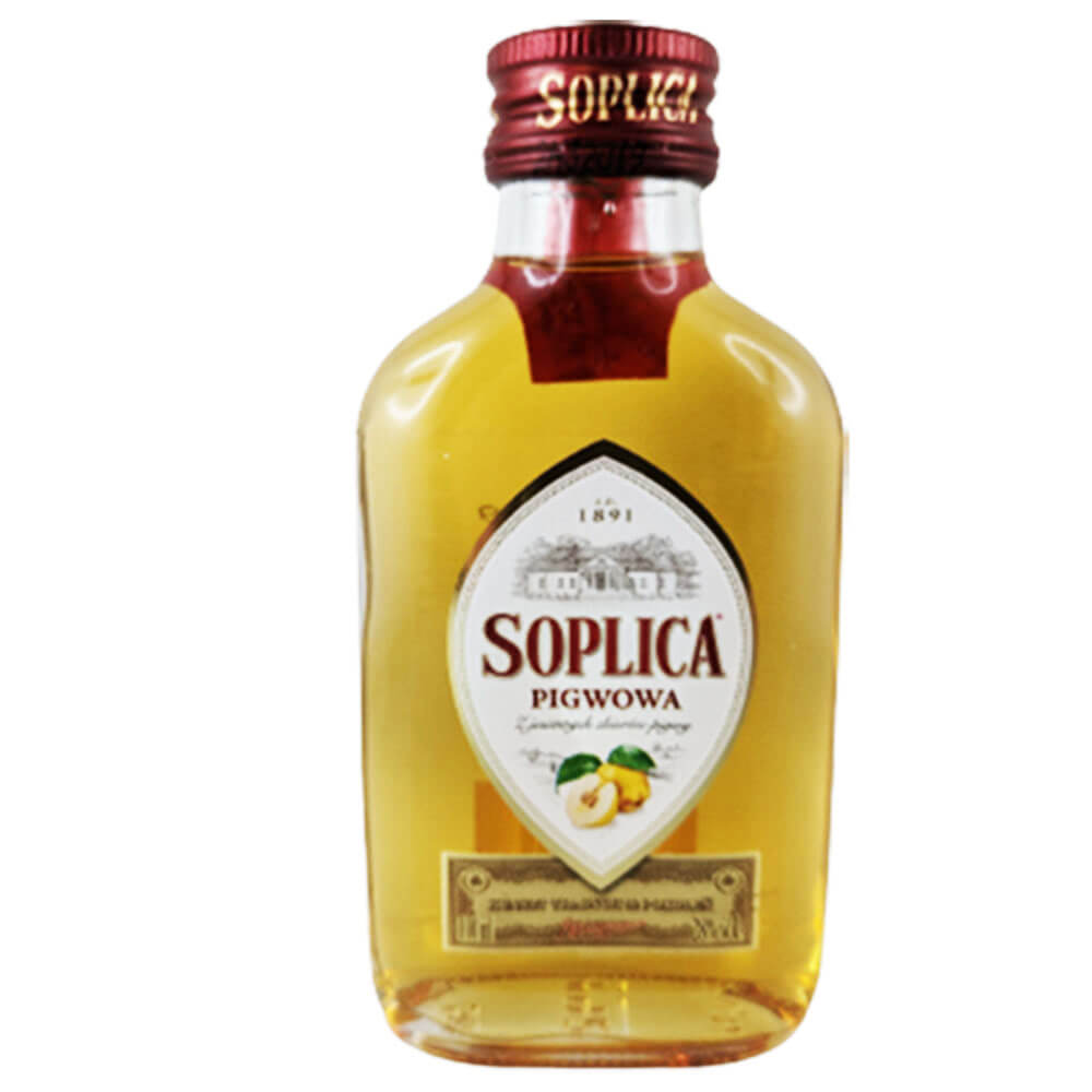 Soplica Pigwowa Liqueur polonaise de coing 28% Vol. Set de 12 (12 x 100ml)
