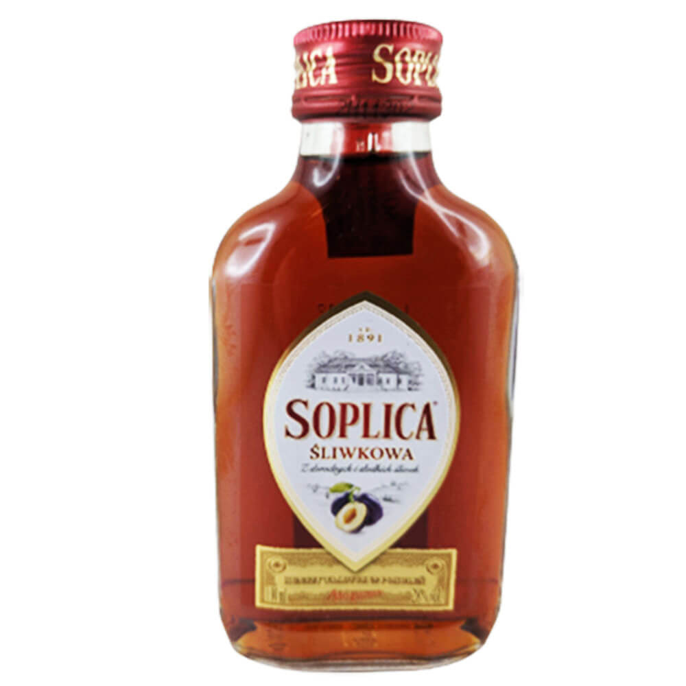 Soplica Sliwkowa Licor polaco de ciruela 28% Vol. Set de 12 (12 x 100ml)