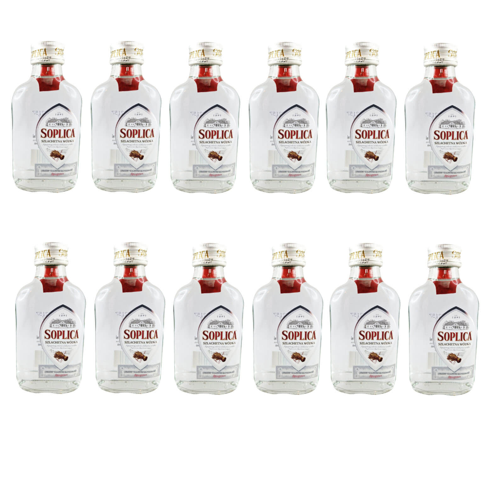 Soplica Vodka Szlachetna Wodka 40% Vol. Set de 12 (12 x 100ml)