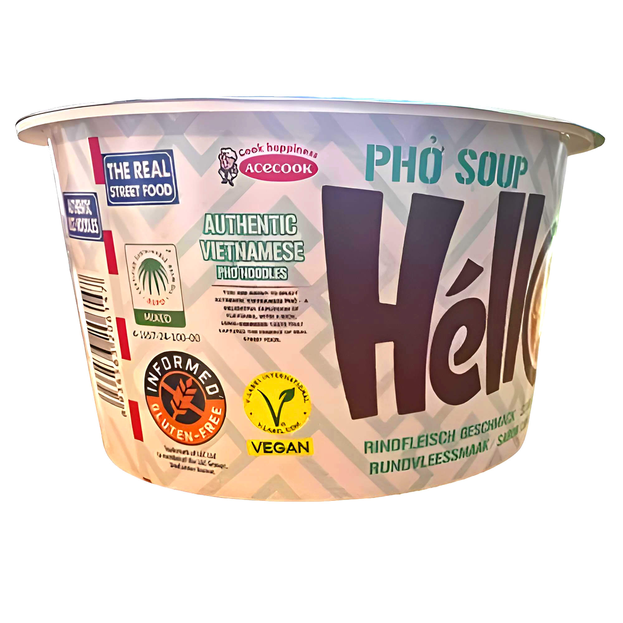 Acecook Hello Pho Reisnudeln Suppe Rind 70g