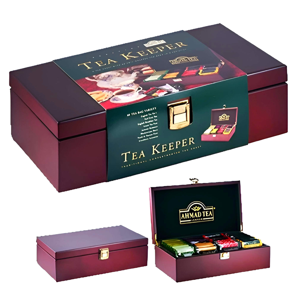 Ahmad Tea Keeper Schwarzer & Grüner Tee Geschenkset