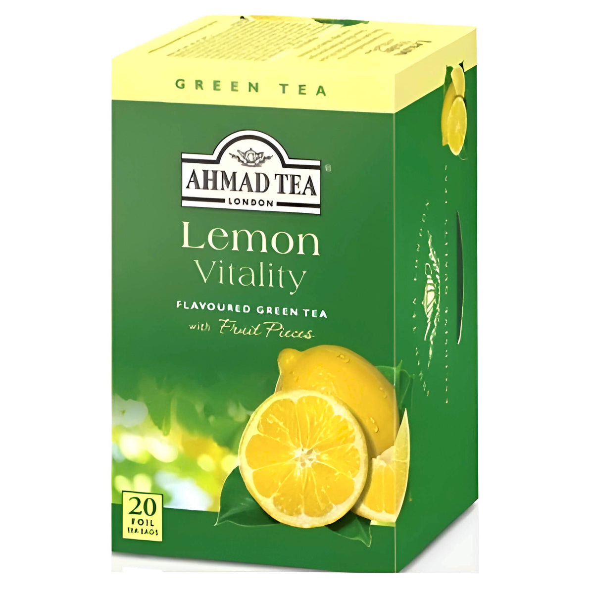 Ahmad Tea Lemon Vitality Grüner Tee 20 Teebeutel