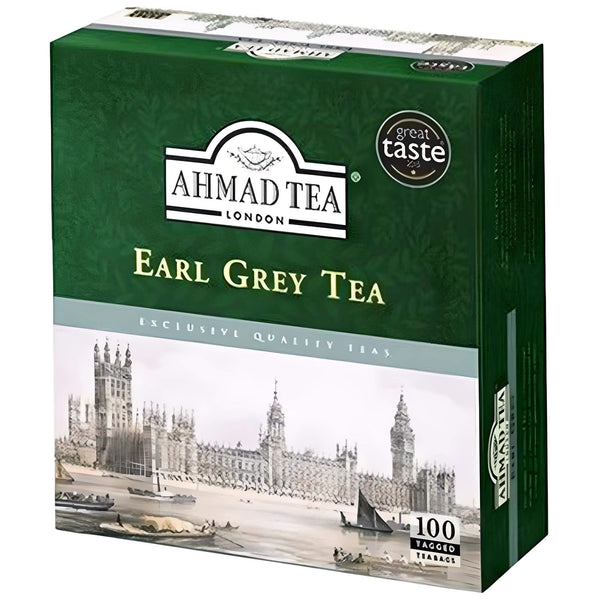 Ahmad Schwarzer Tee Earl Grey Tea 100 Teebeutel