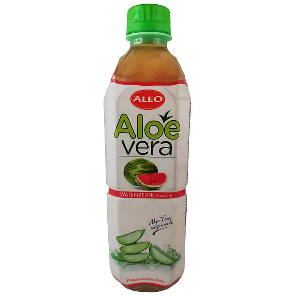 Aleo Getränk Aloe Vera Stückchen & Wassermelone 500ml inkl. 0,25€ Einwegpfand