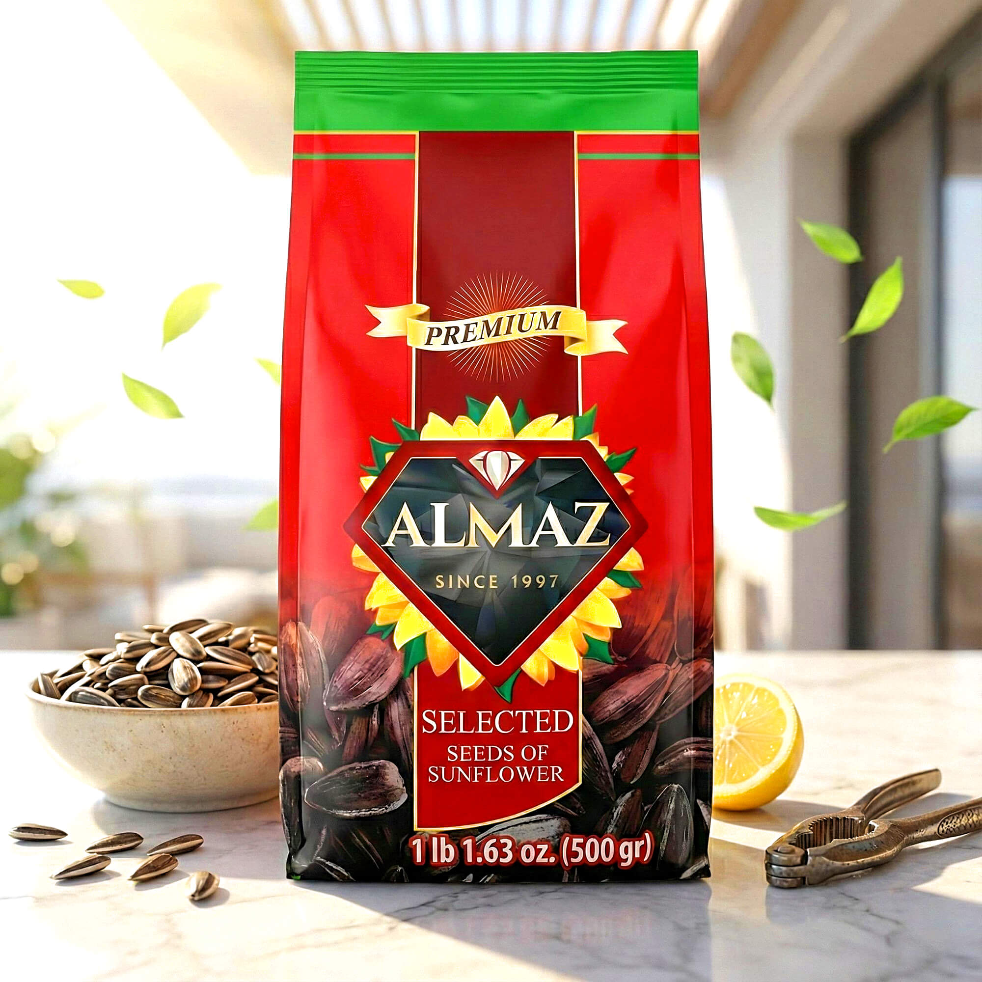 Almaz Sonnenblumenkerne geröstet & ungesalzen 500g