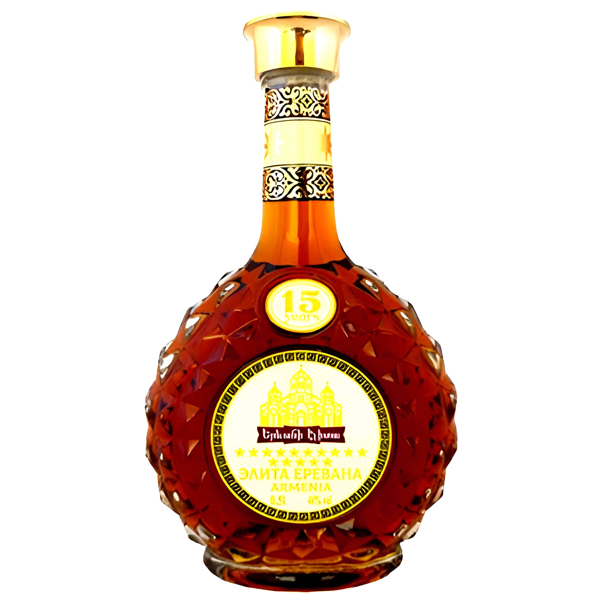 Armenische Spirituose Elita Jerewana 15 Jahre Reifezeit 0,5L 40% vol.