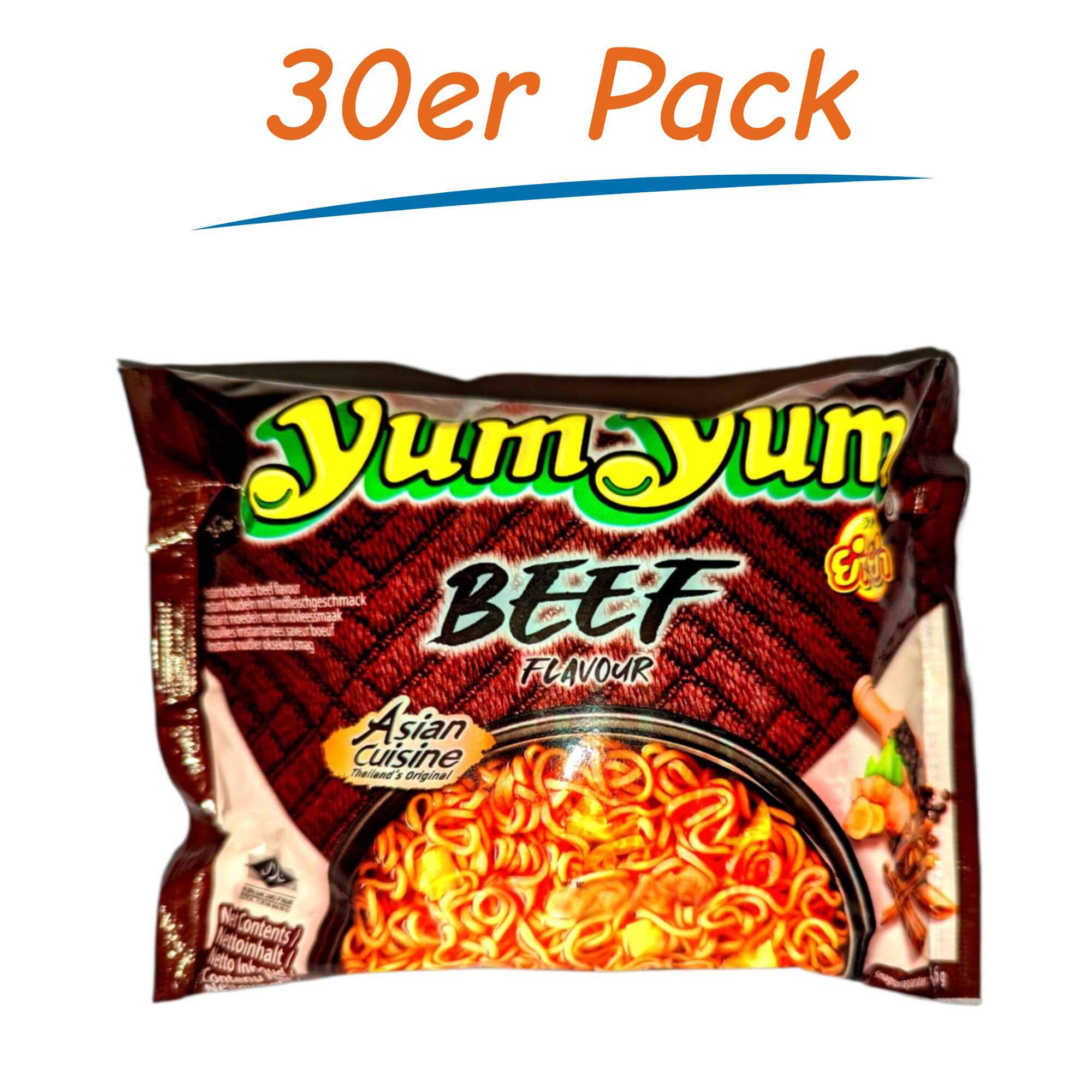 Yum Yum Instant Nudeln Beef 30er Pack (30 x 60g)
