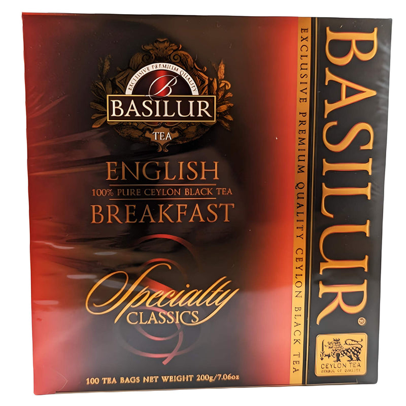 Basilur Schwarzer Ceylon Tee English Breakfast 100 Teebeutel