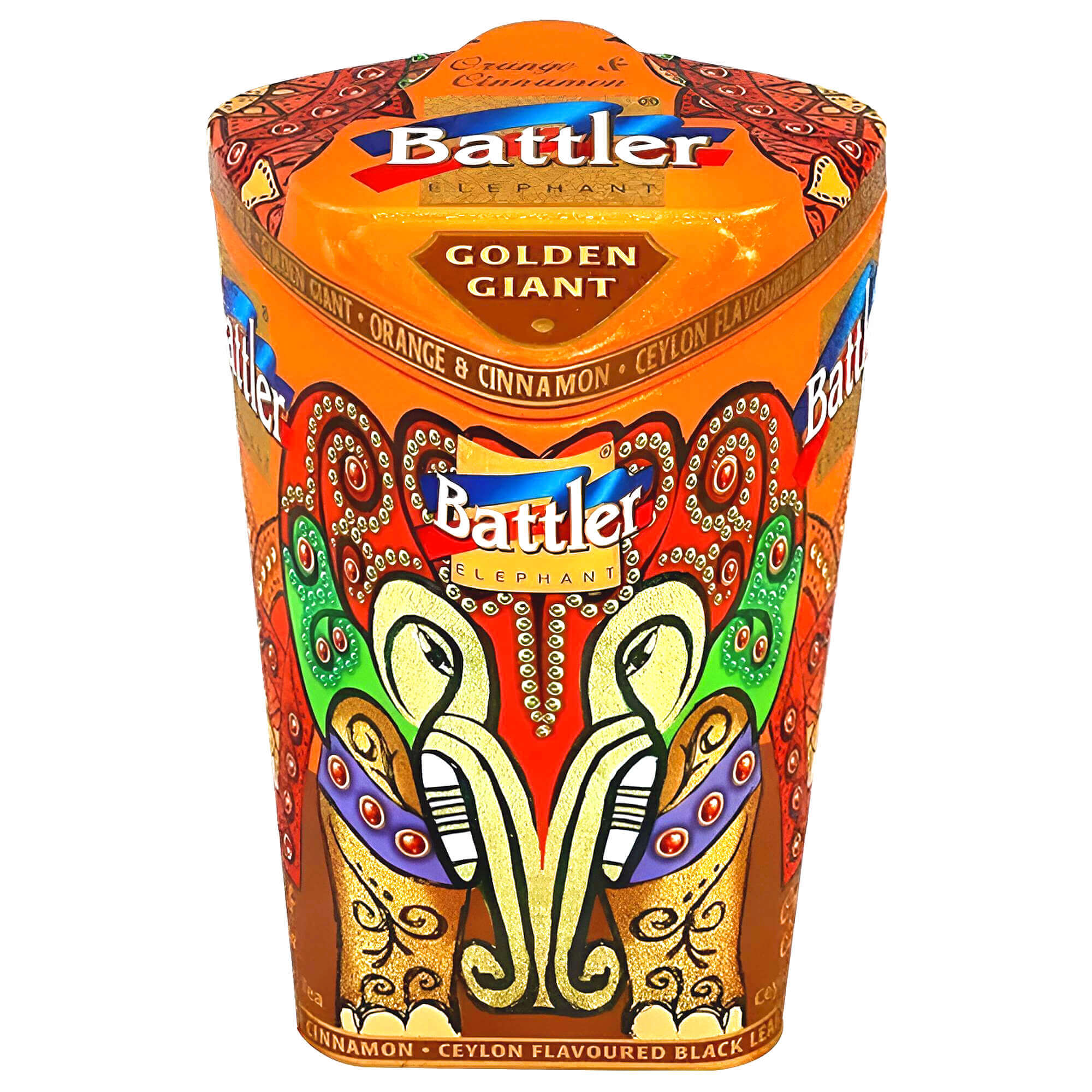 Battler Tee Golden Giant 5er Set – Exklusive Ceylon Schwarztee-Kollektion in Metalldosen (5 x 100 g)