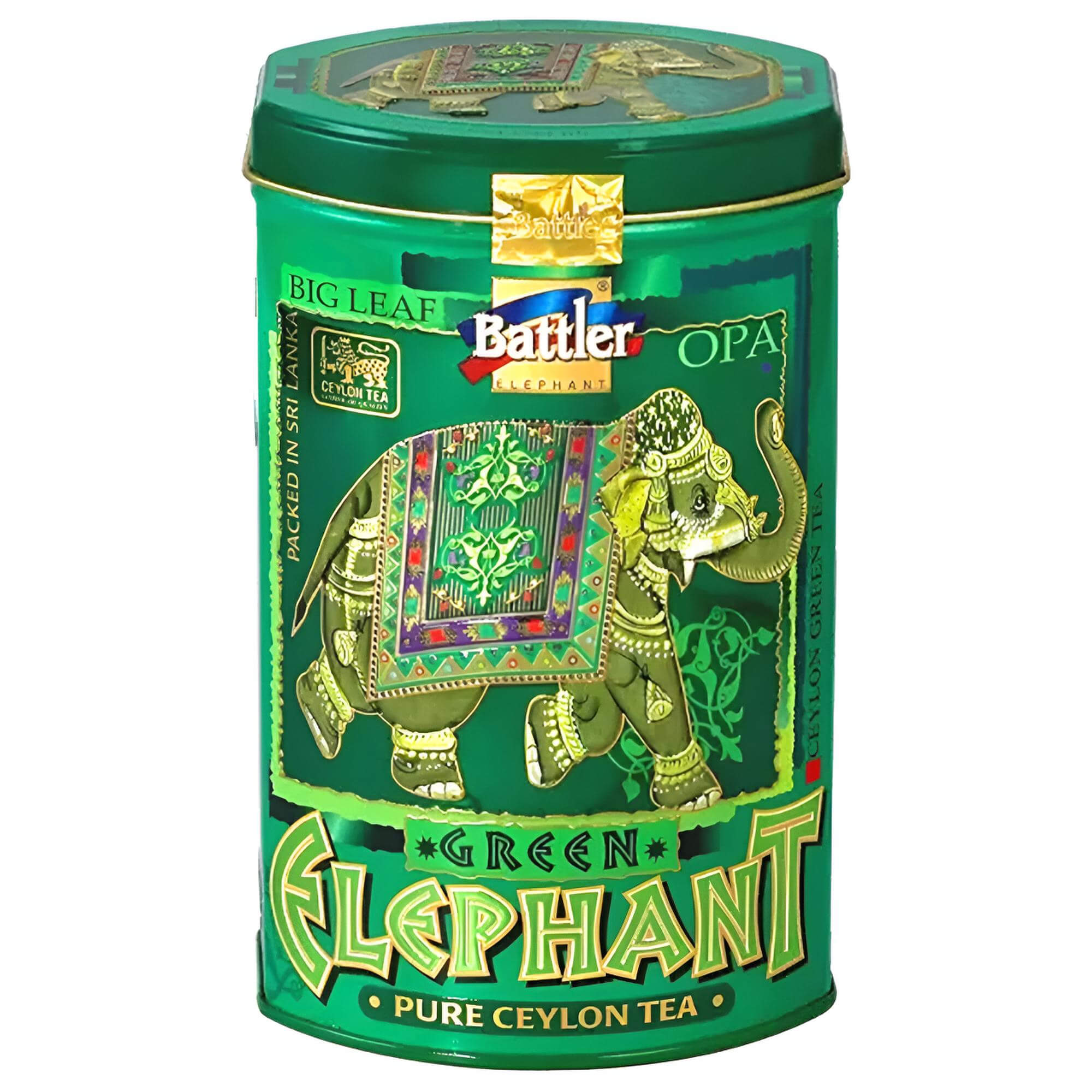 Battler Tee Elephant 5er Set – Premium Ceylon Tee-Kollektion in Metalldosen (5 x 100g)