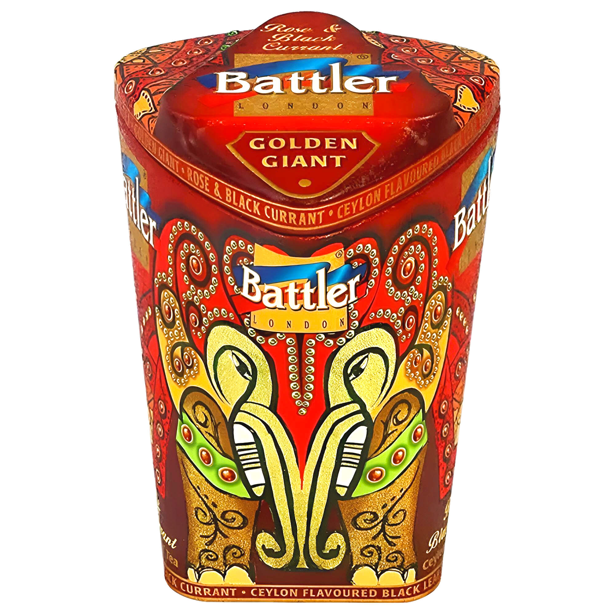 Battler Tee Golden Giant 5er Set – Exklusive Ceylon Schwarztee-Kollektion in Metalldosen (5 x 100 g)