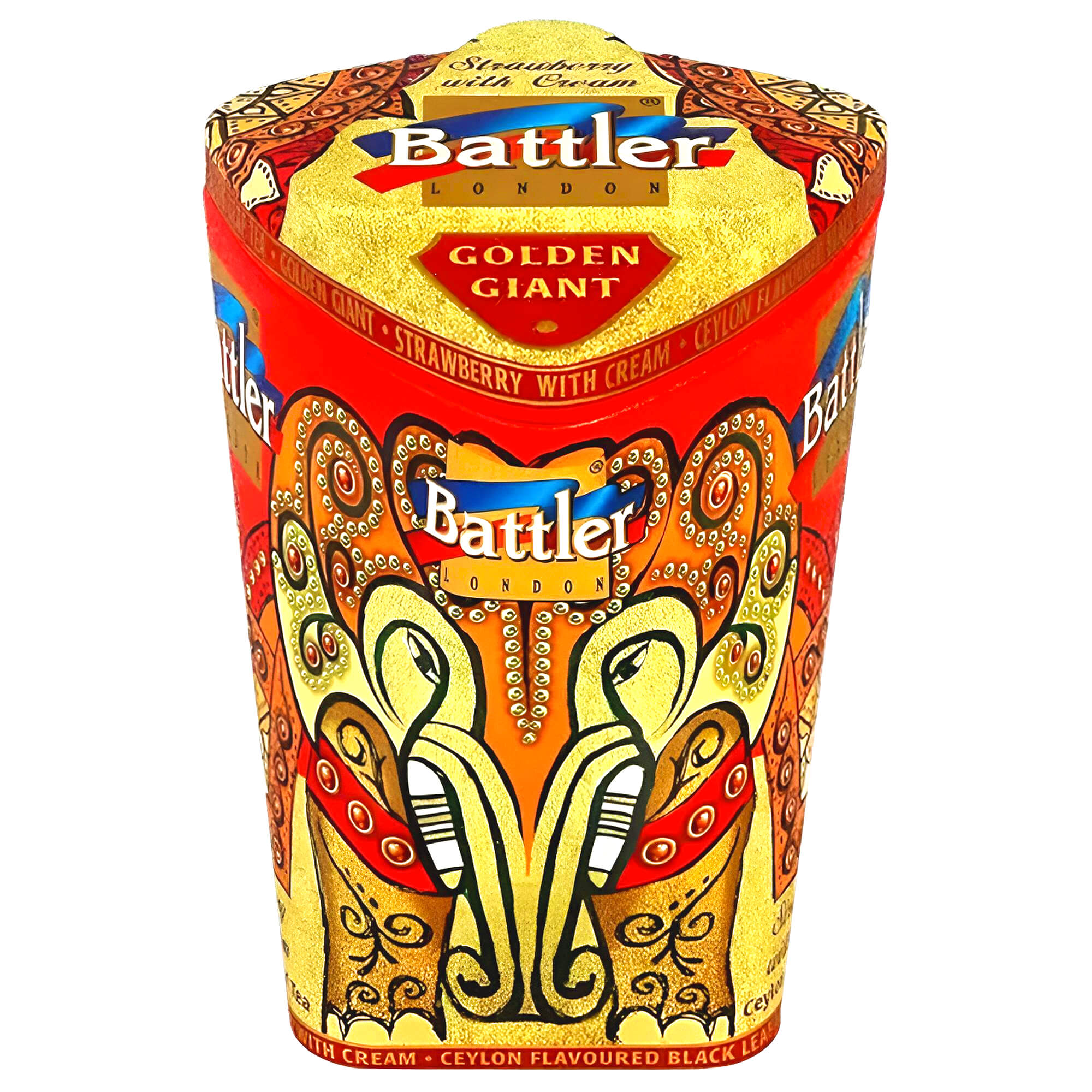 Battler Tee Golden Giant 5er Set – Exklusive Ceylon Schwarztee-Kollektion in Metalldosen (5 x 100 g)