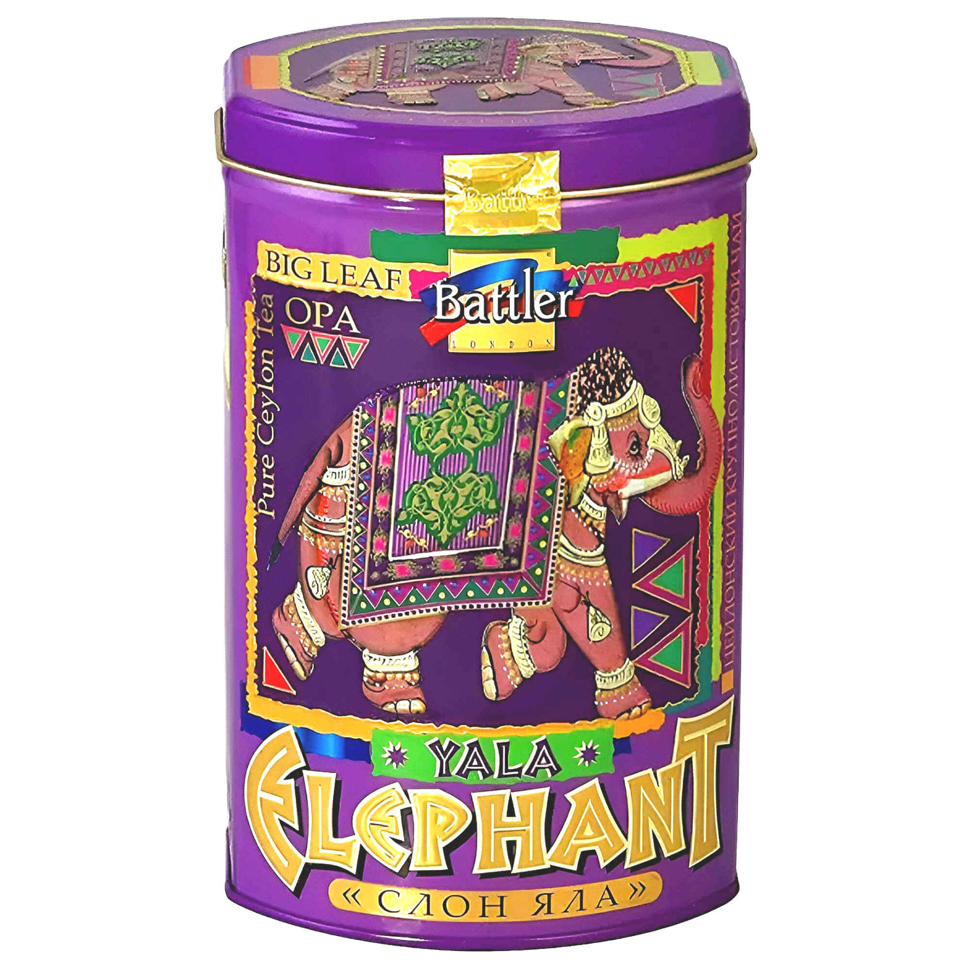 Battler Tee Elephant 3er Set – Premium Ceylon Schwarztee in Metalldosen (3 x 100g)