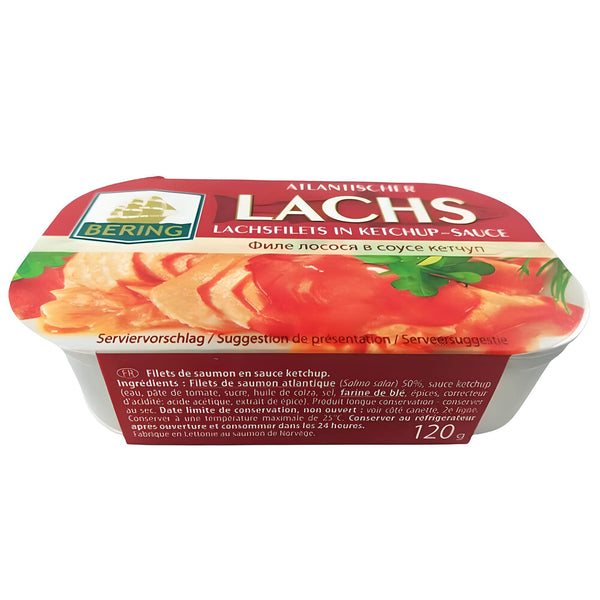 Bering Atlantischer Lachs in Ketchup-Sauce 120g