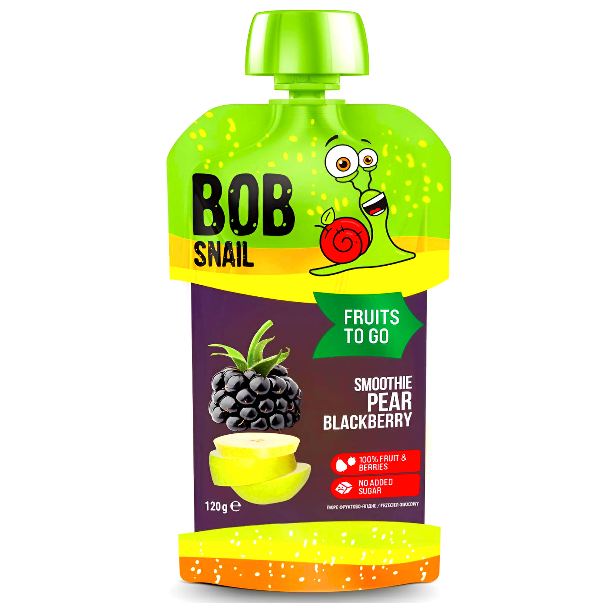 Bob Snail Fruchtpüree Birne & Brombeere 120g