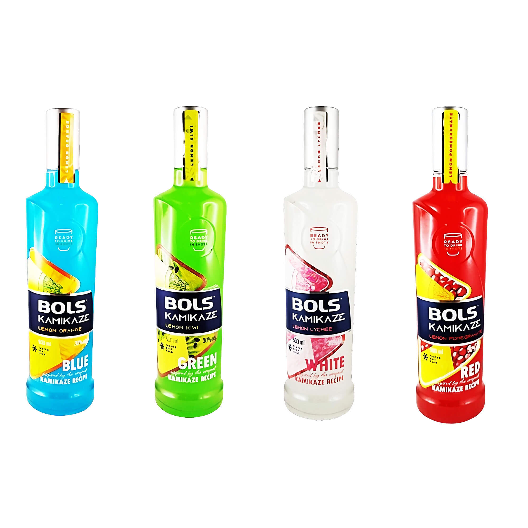 Bols Kamikaze Liköre 4er Set