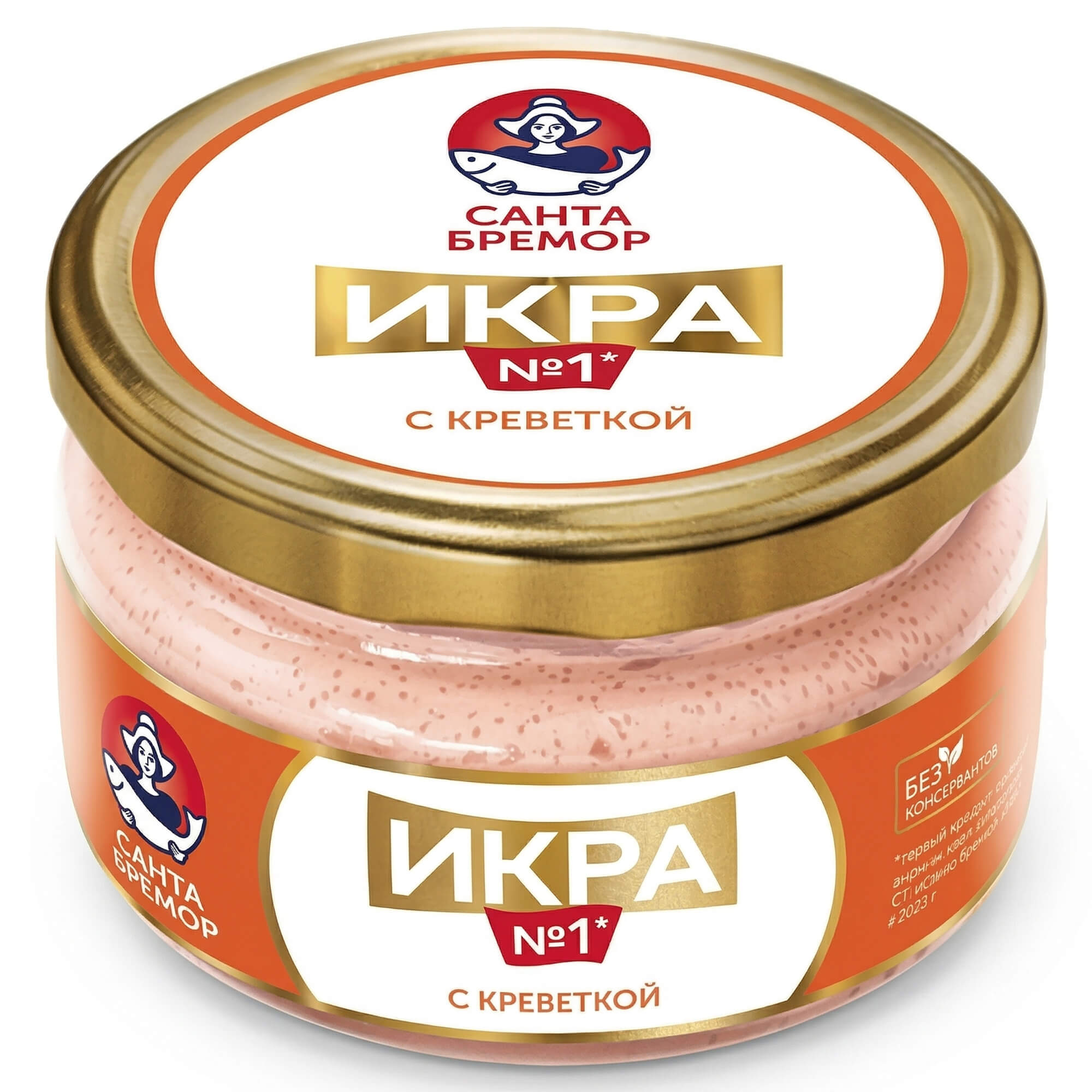 Spread Ikra with Capelin Roe & Shrimp 160g
