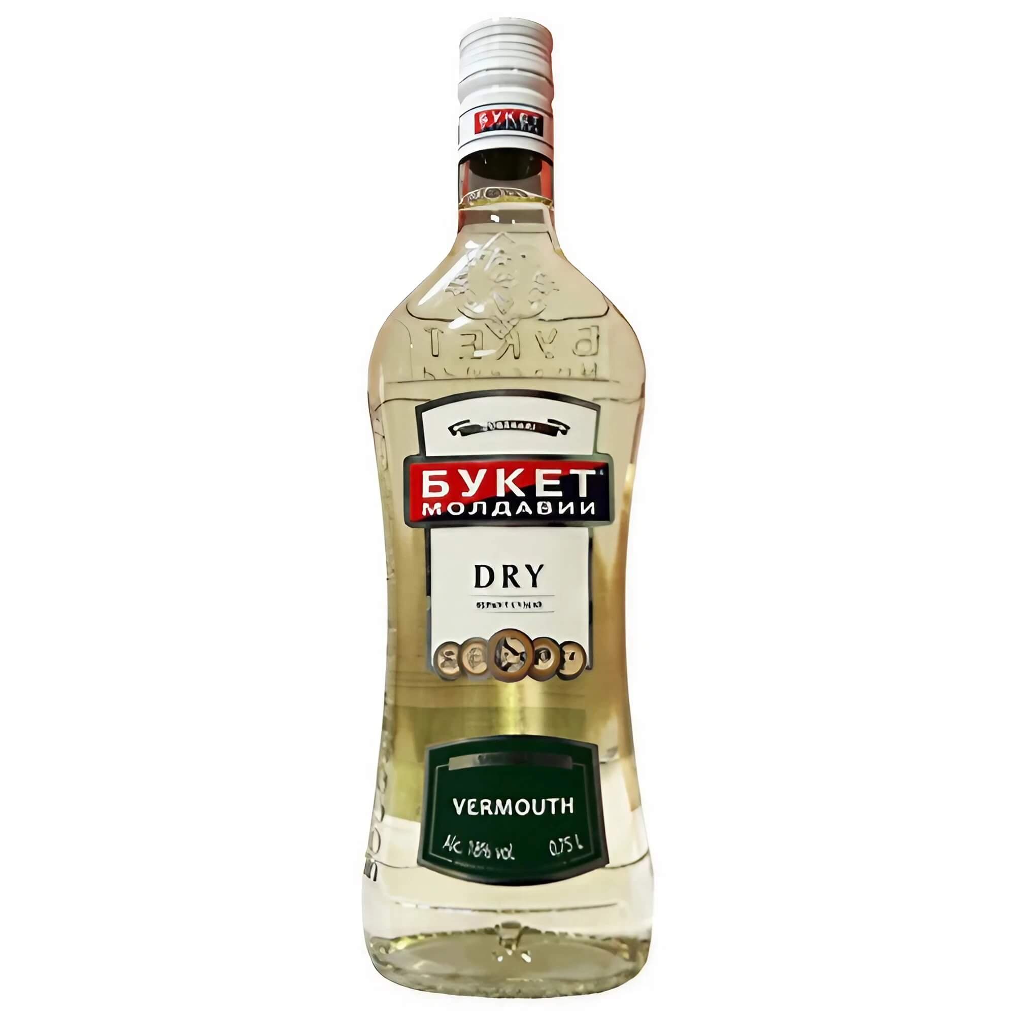 Buket Moldavii Wermutwein Dry Weißwein trocken 16% vol. 0,75L