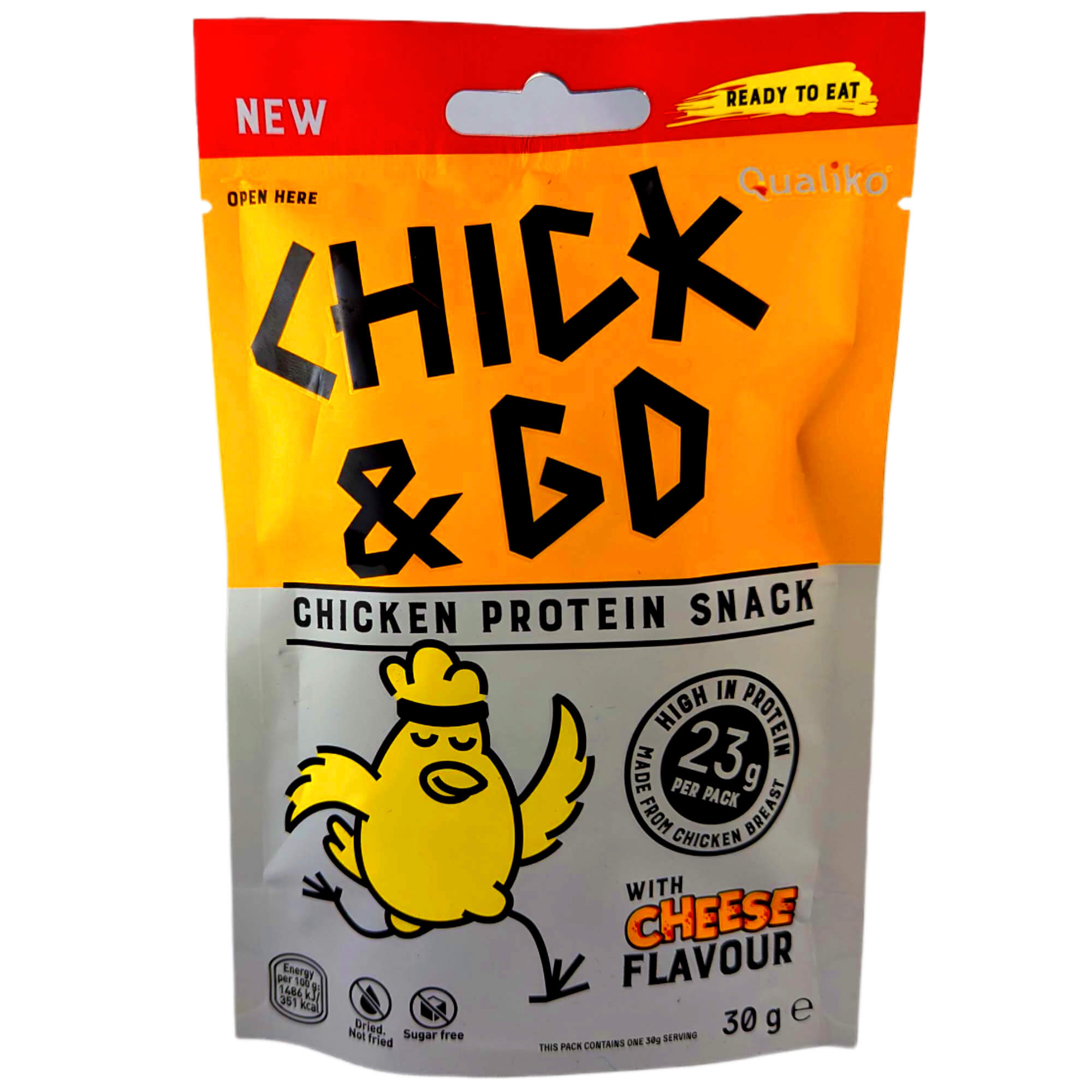 Chick & Go Getrocknete Hähnchenbrustscheiben mit Käse 30g