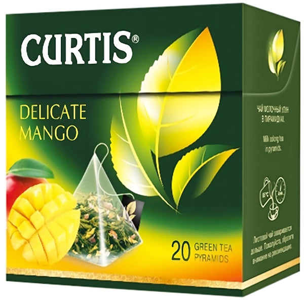Curtis Grüner Tee Delikate Mango 20 Pyramidenbeutel