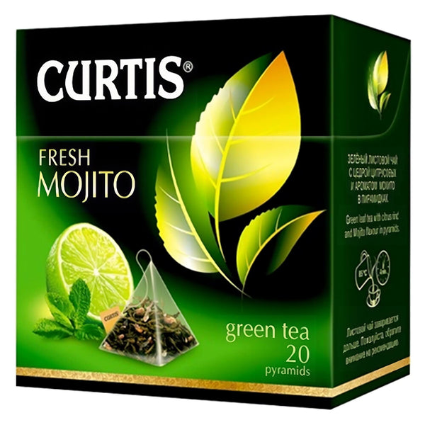 Curtis grüner Tee Fresh Mojito 20 Pyramidenbeutel