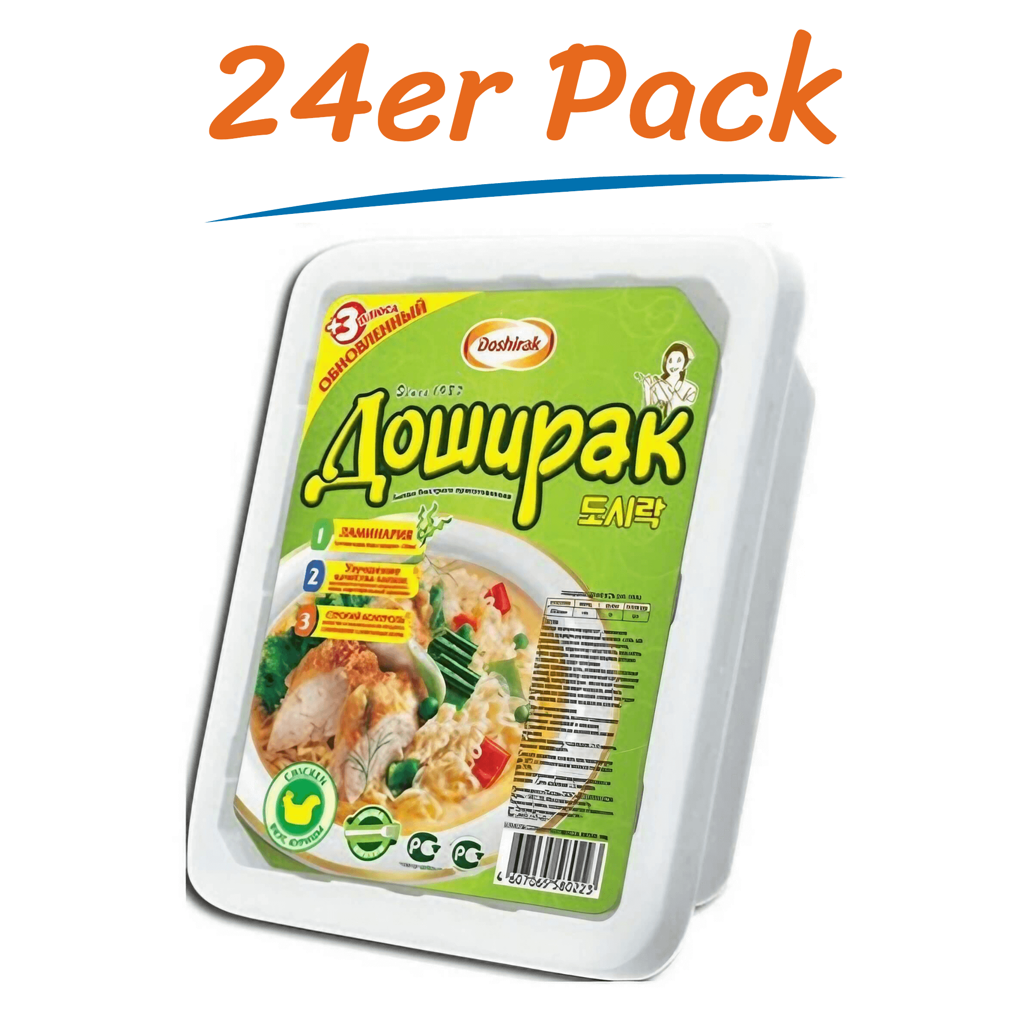 Doshirak Noodles Hähnchen 24er Pack (24 x 90g)