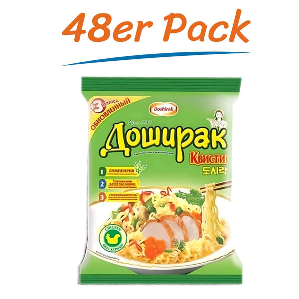 Doschirak Kvisti instant Nudeln Hähnchen 48er Pack (48 x 70g)