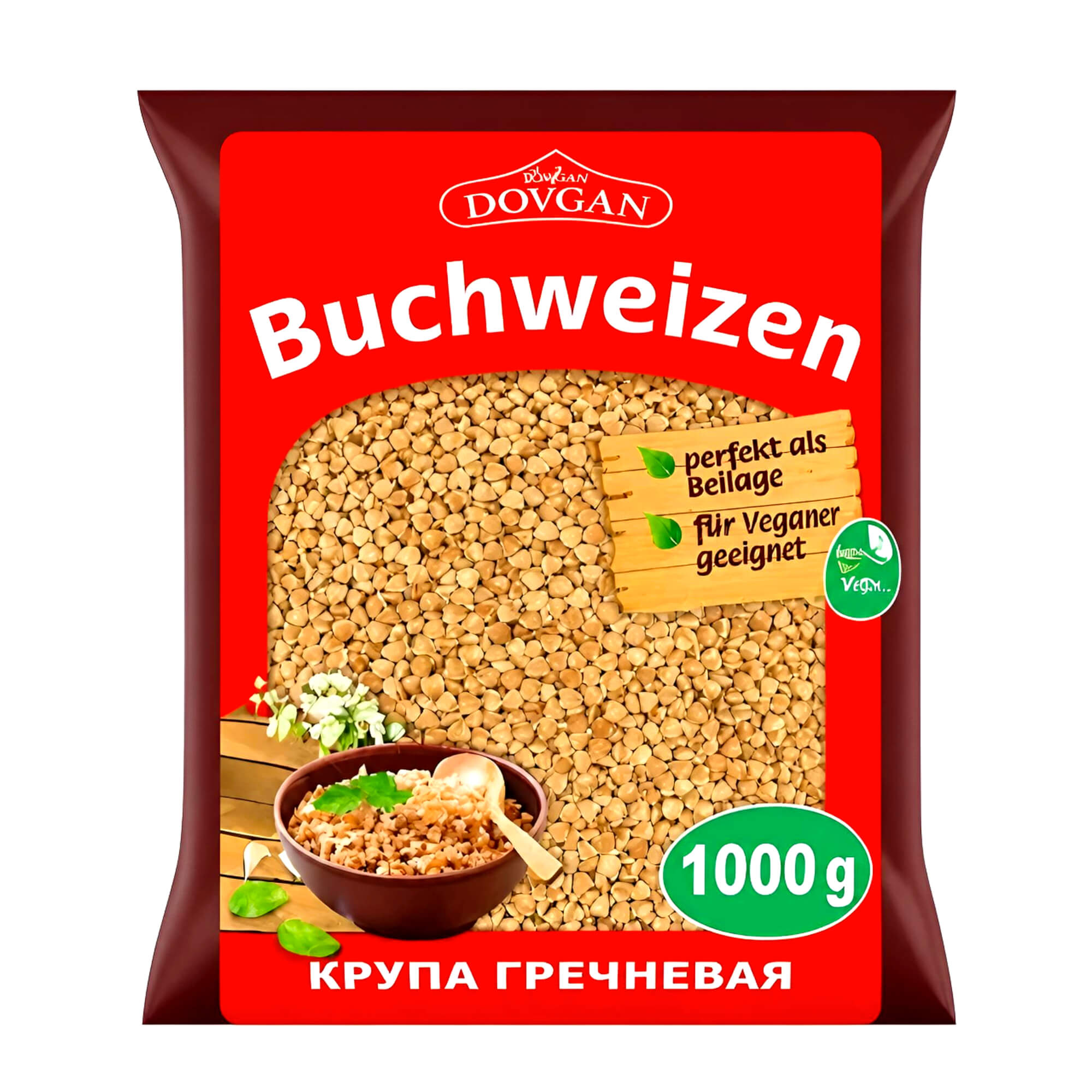 Dovgan Buchweizen geschält & geröstet 1kg