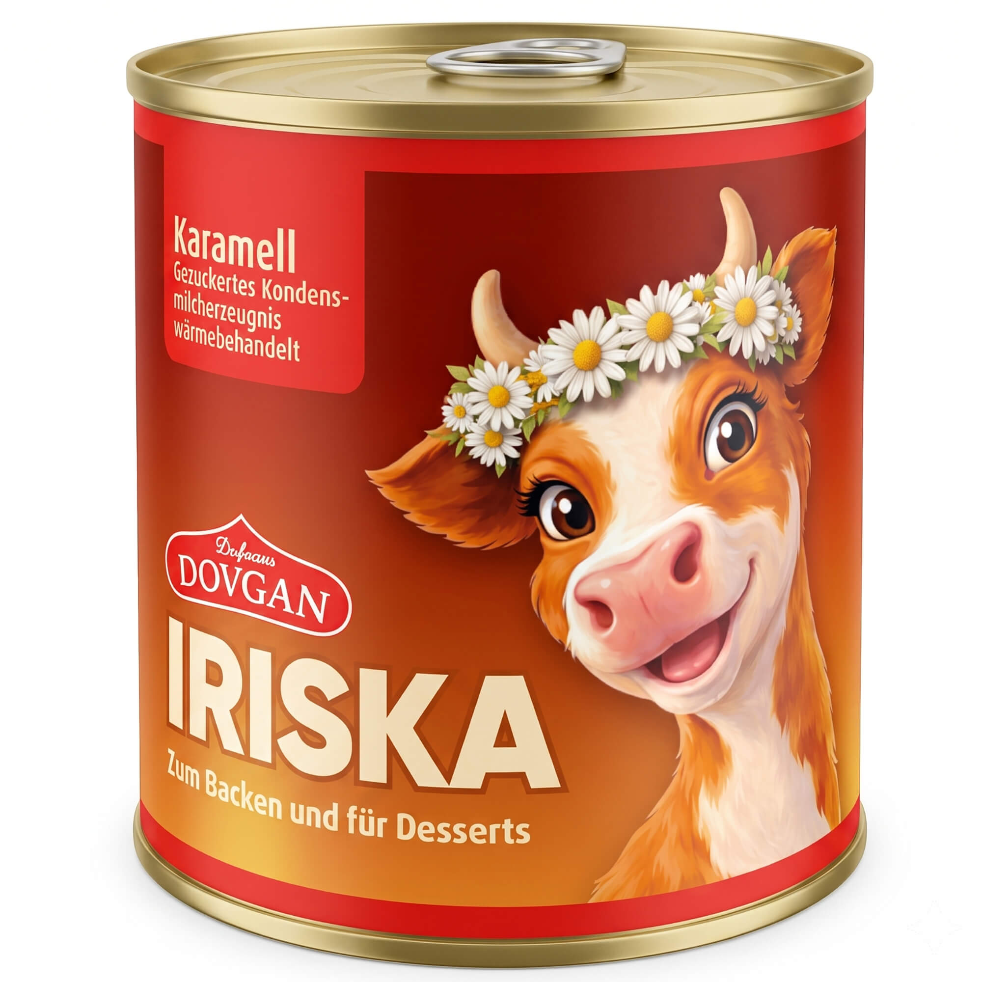 Dovgan Iriska karamellisierte Kondensmilch 397g