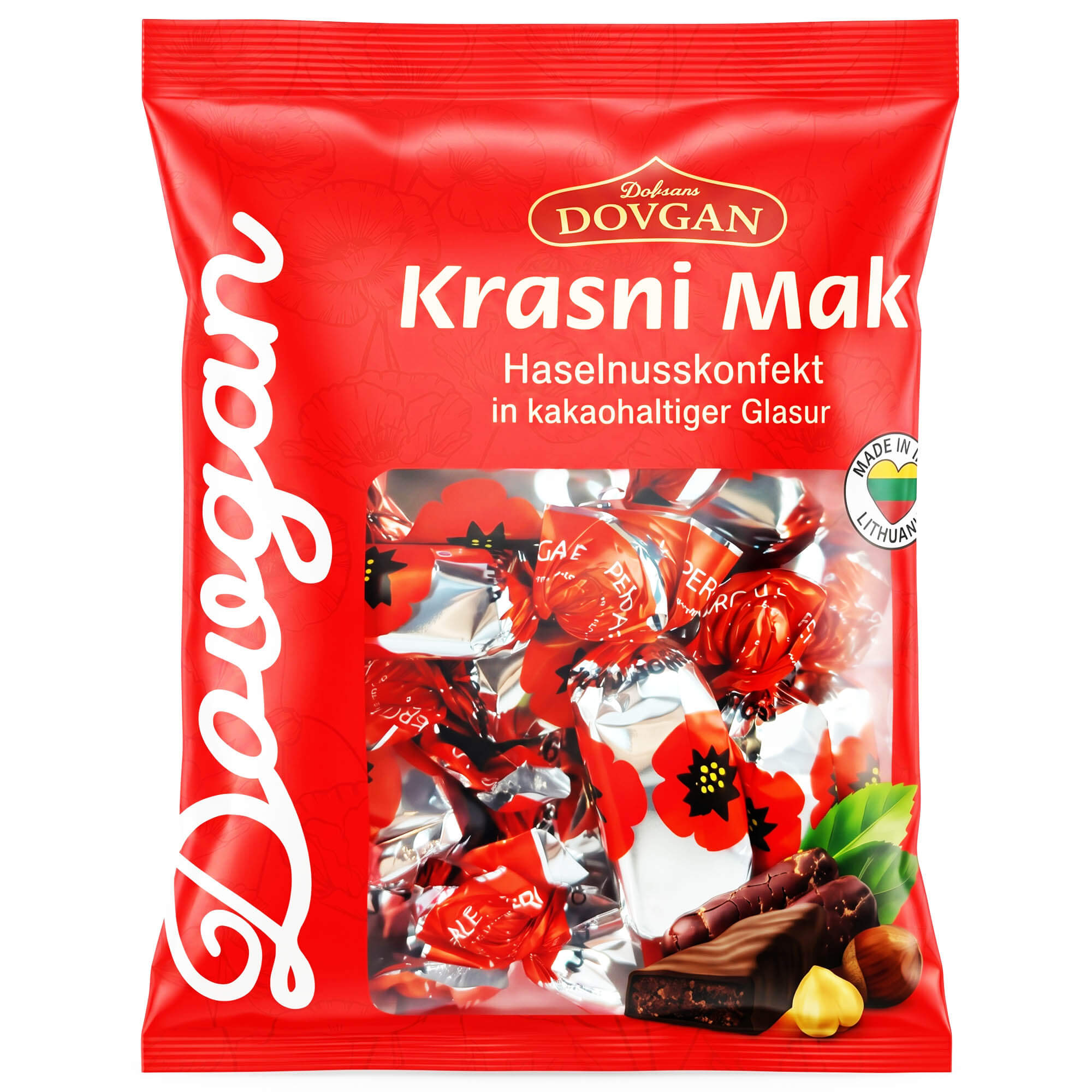 Dovgan Konfekt Krasni Mak 205g
