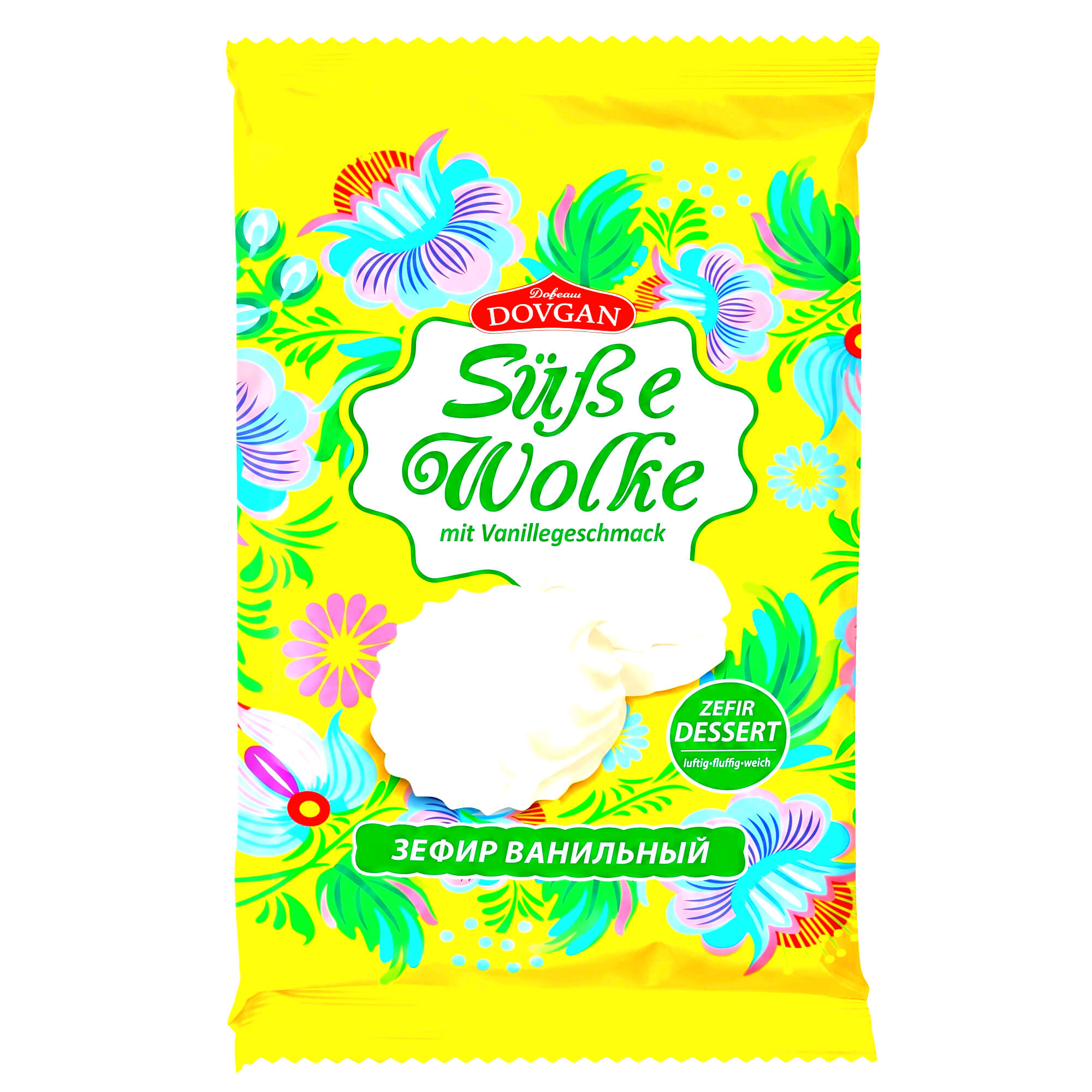 Dovgan Schaumzuckerware Zefir mit Vanillegeschmack 240g