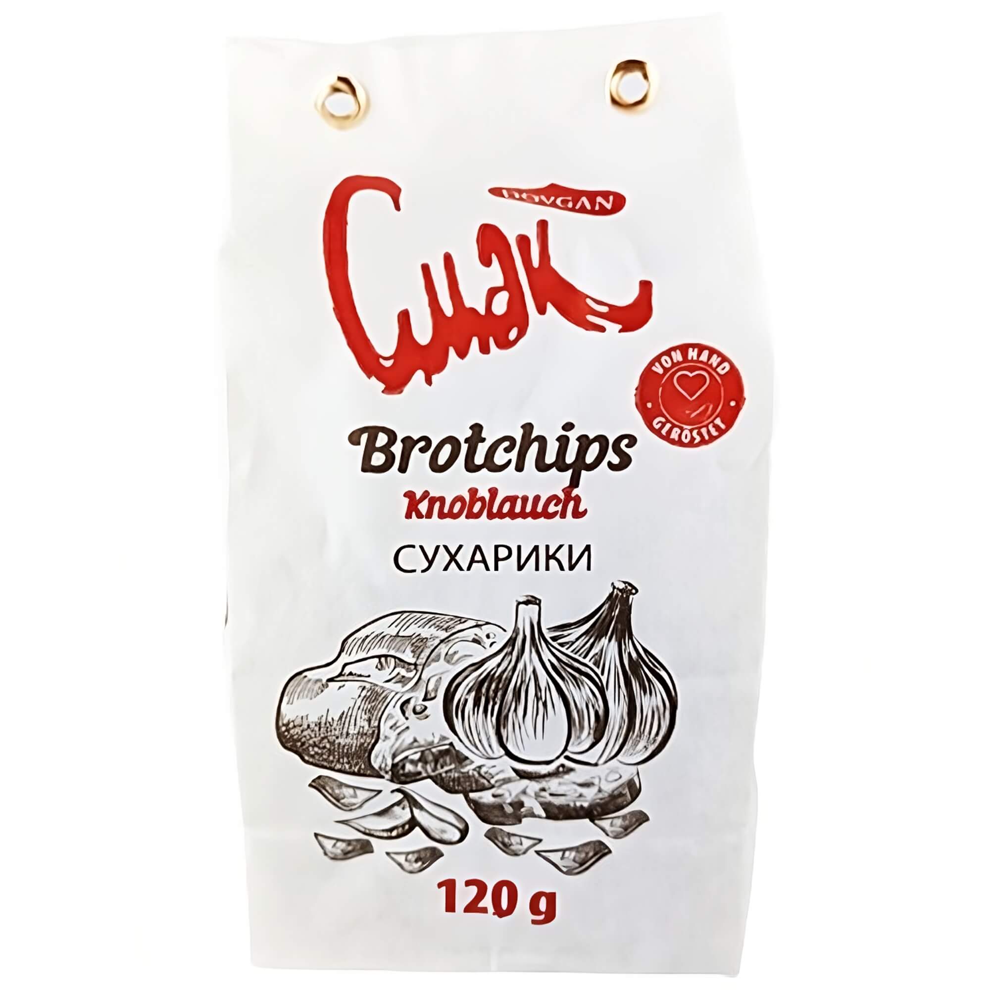 Хлебные чипсы Bon Chance со вкусом лука и сметаны 120г