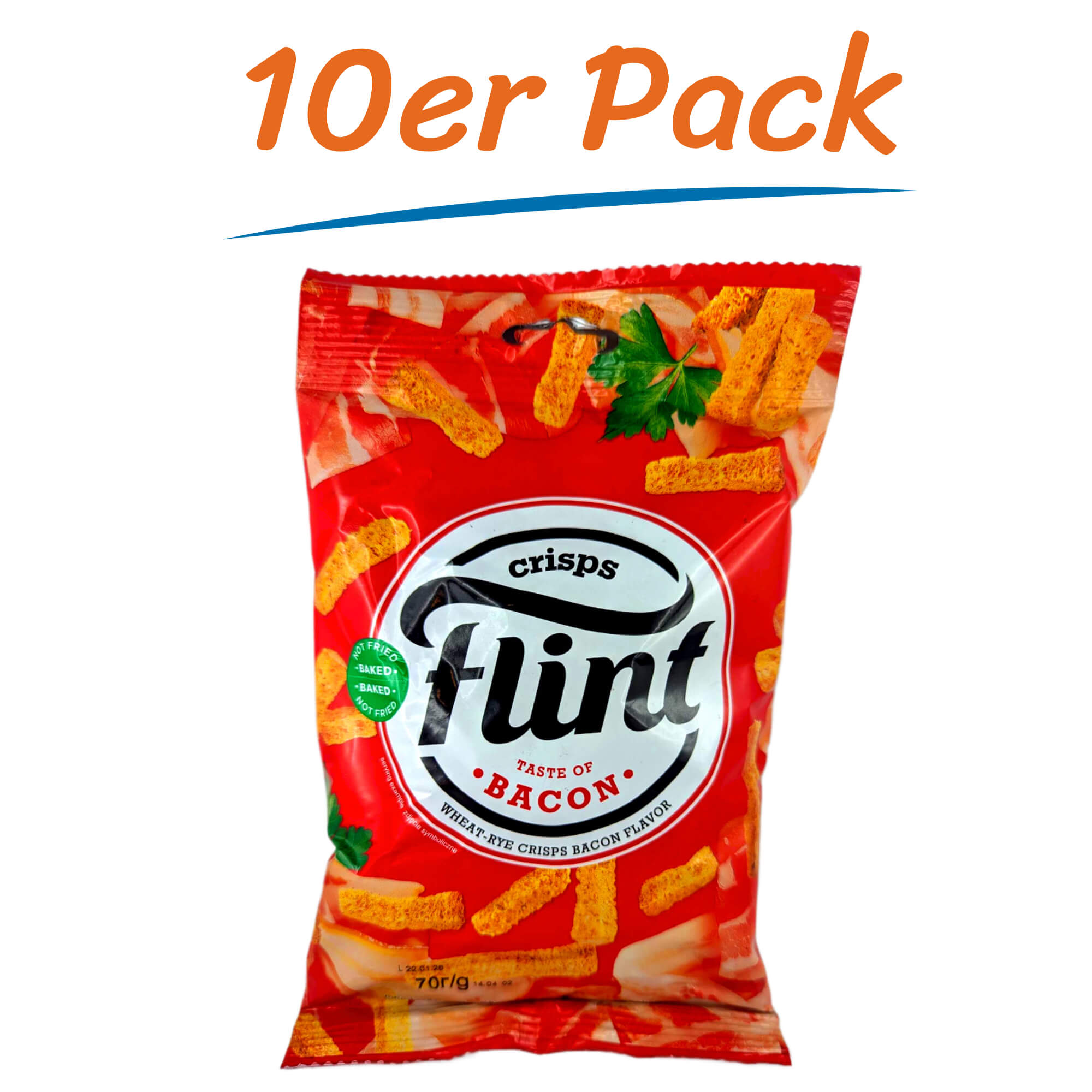 Flint Grenki Bacon 10er Pack (10 x 70g)