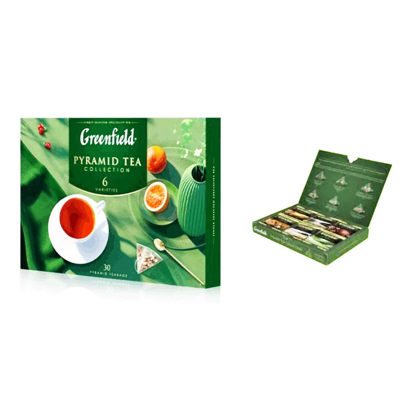 Чайный сервиз Greenfield 6 видов чая 30 пакетиков-пирамидок