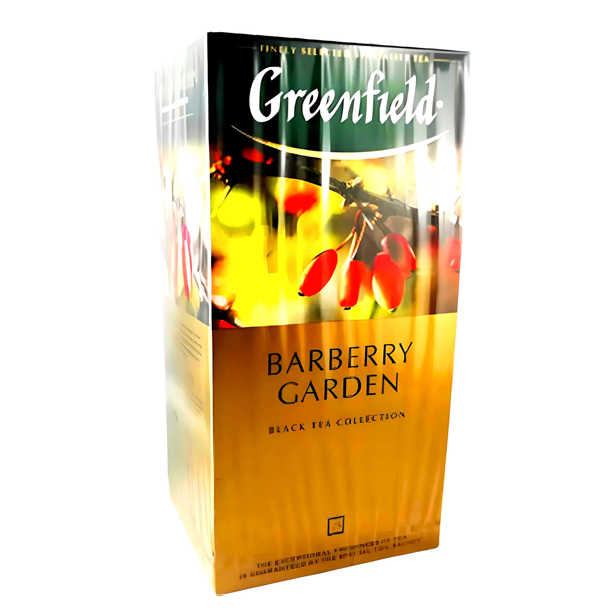 Greenfield Schwarztee Barberry Garden 25 Teebeutel 