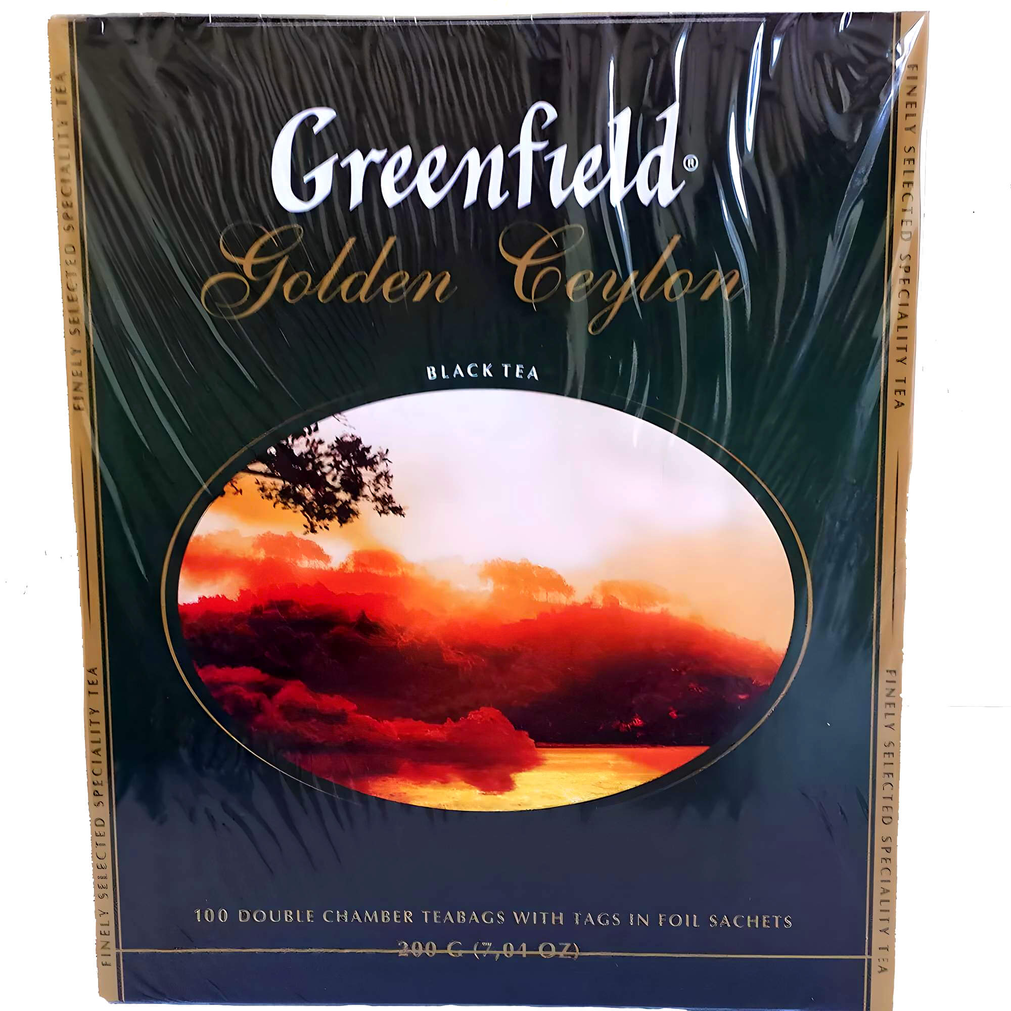 Greenfield Schwarzer Tee Golden Ceylon  100 Teebeutel 