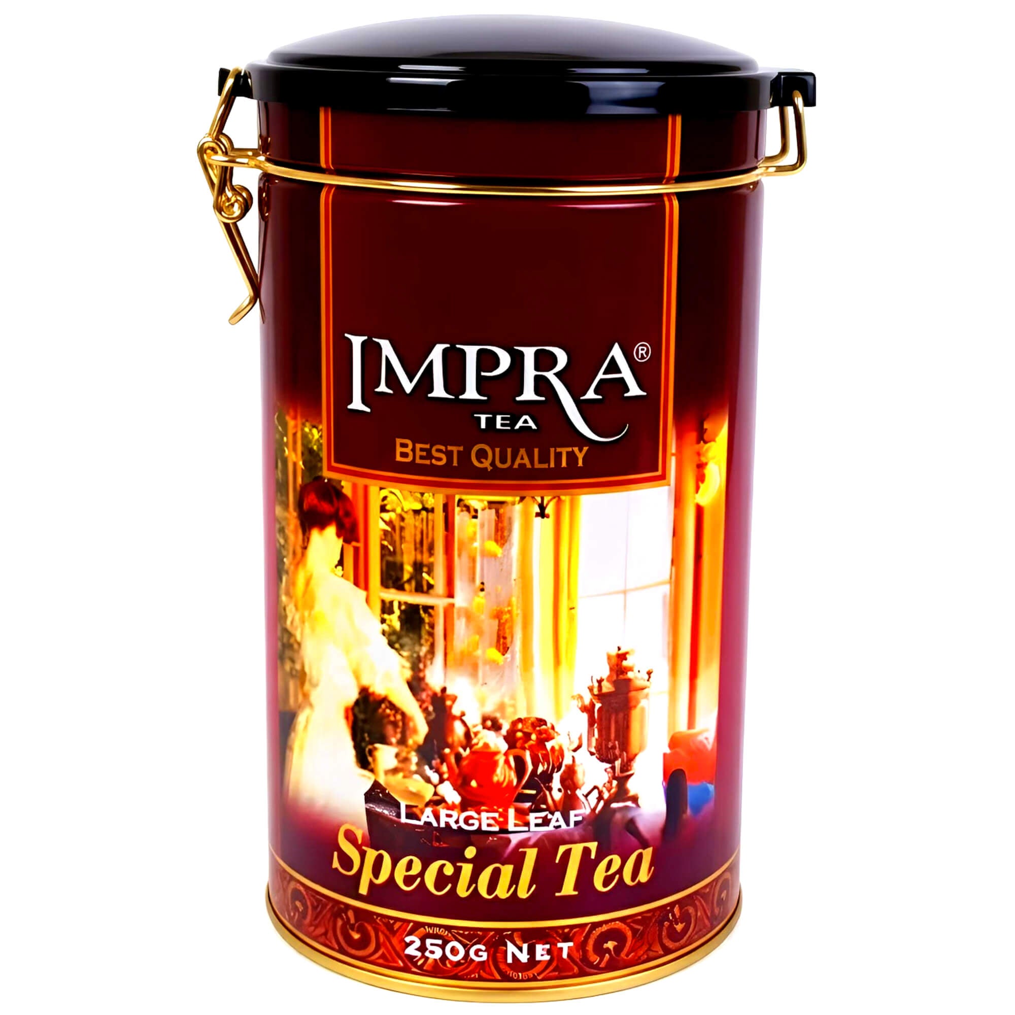 Impra loser schwarzer Ceylon Tee in Metallbox 250g
