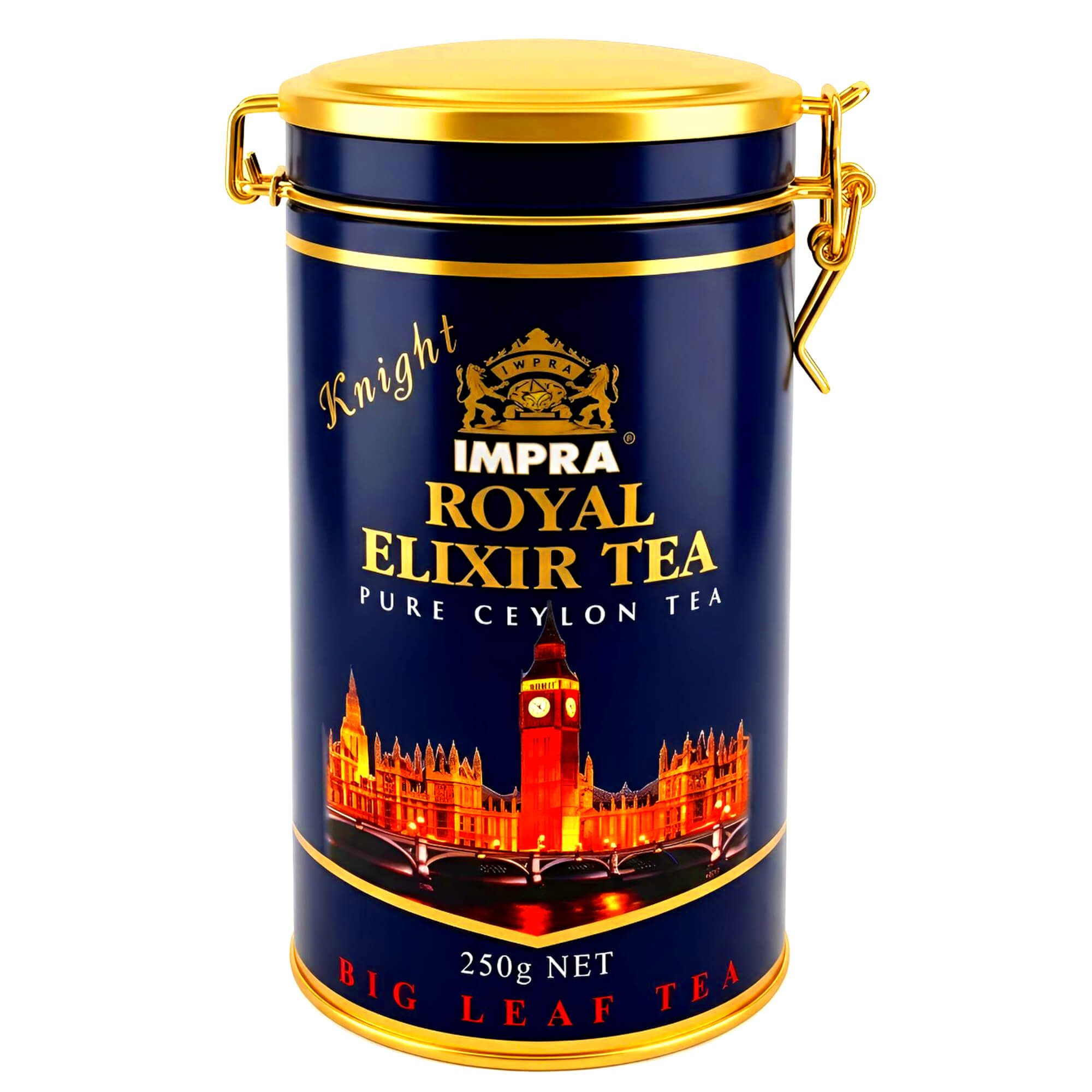 Impra loser schwarzer Ceylon Tee Royal Elixir Knight in Metalldose 250g
