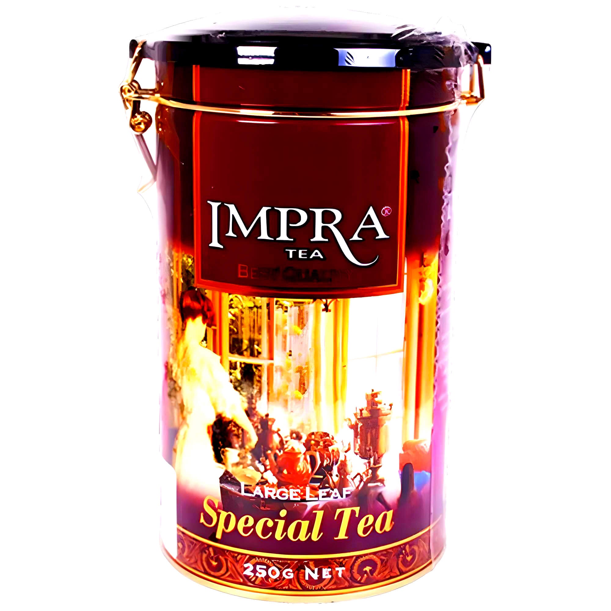 Impra loser schwarzer Ceylon Tee in Metallbox 250g  